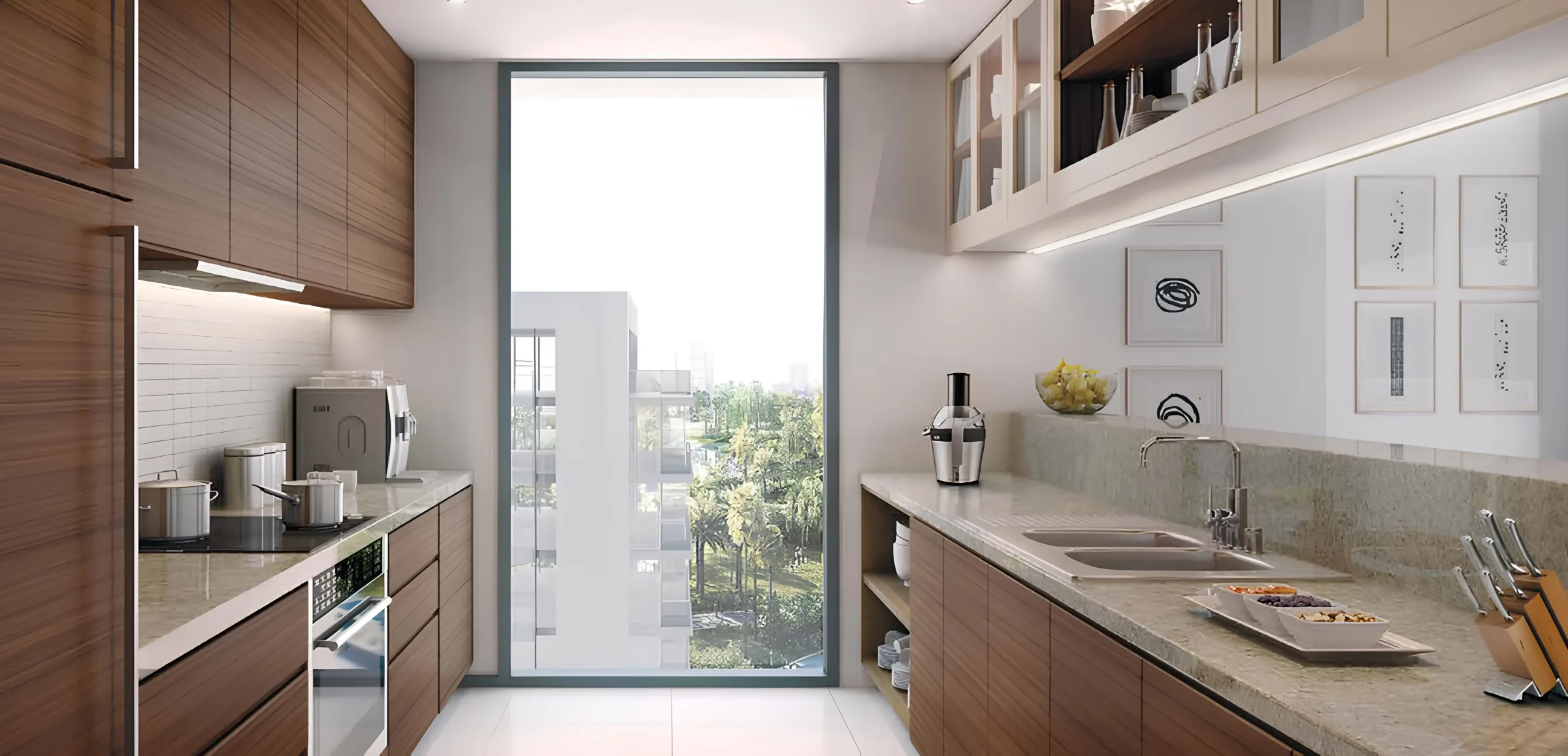 Contemporary Acacia Park Heights resident interior
