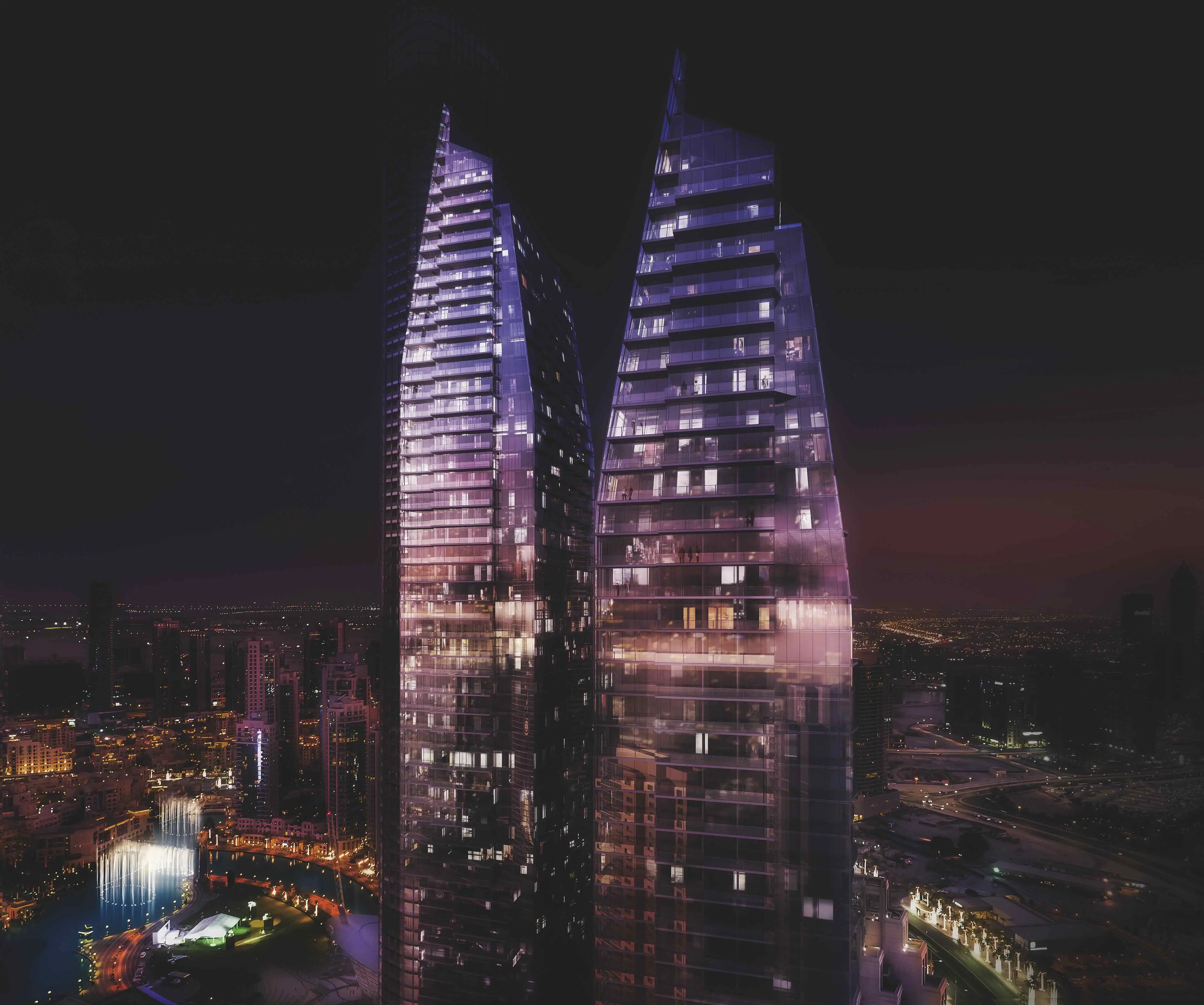 Address Dubai Opera apartment dining area