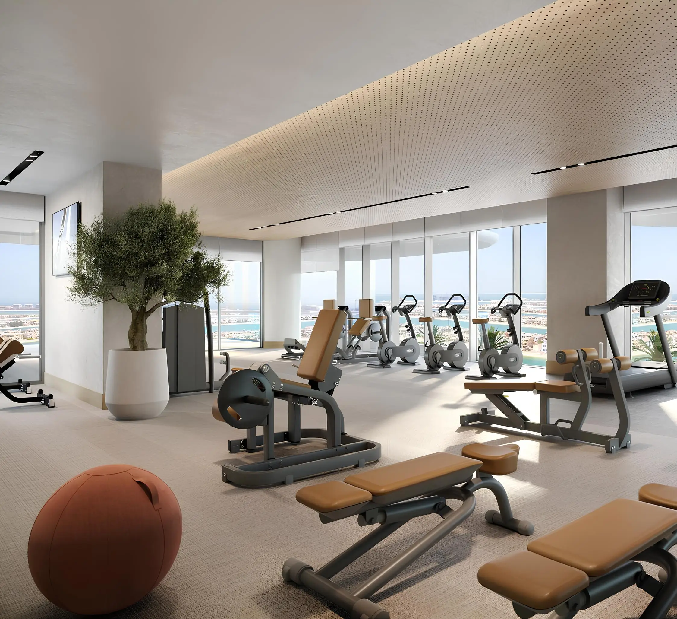 Address Residences The Bay dining area and contemporary interior