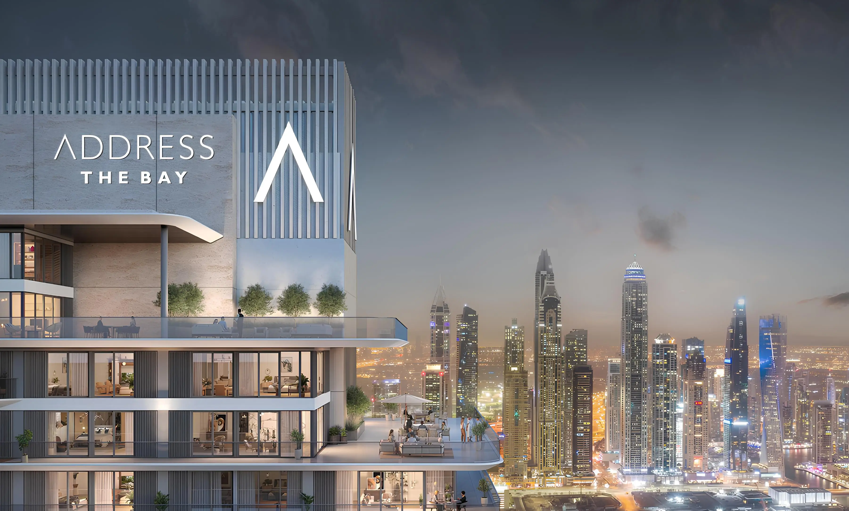 Address Residences The Bay landscaped leisure terrace