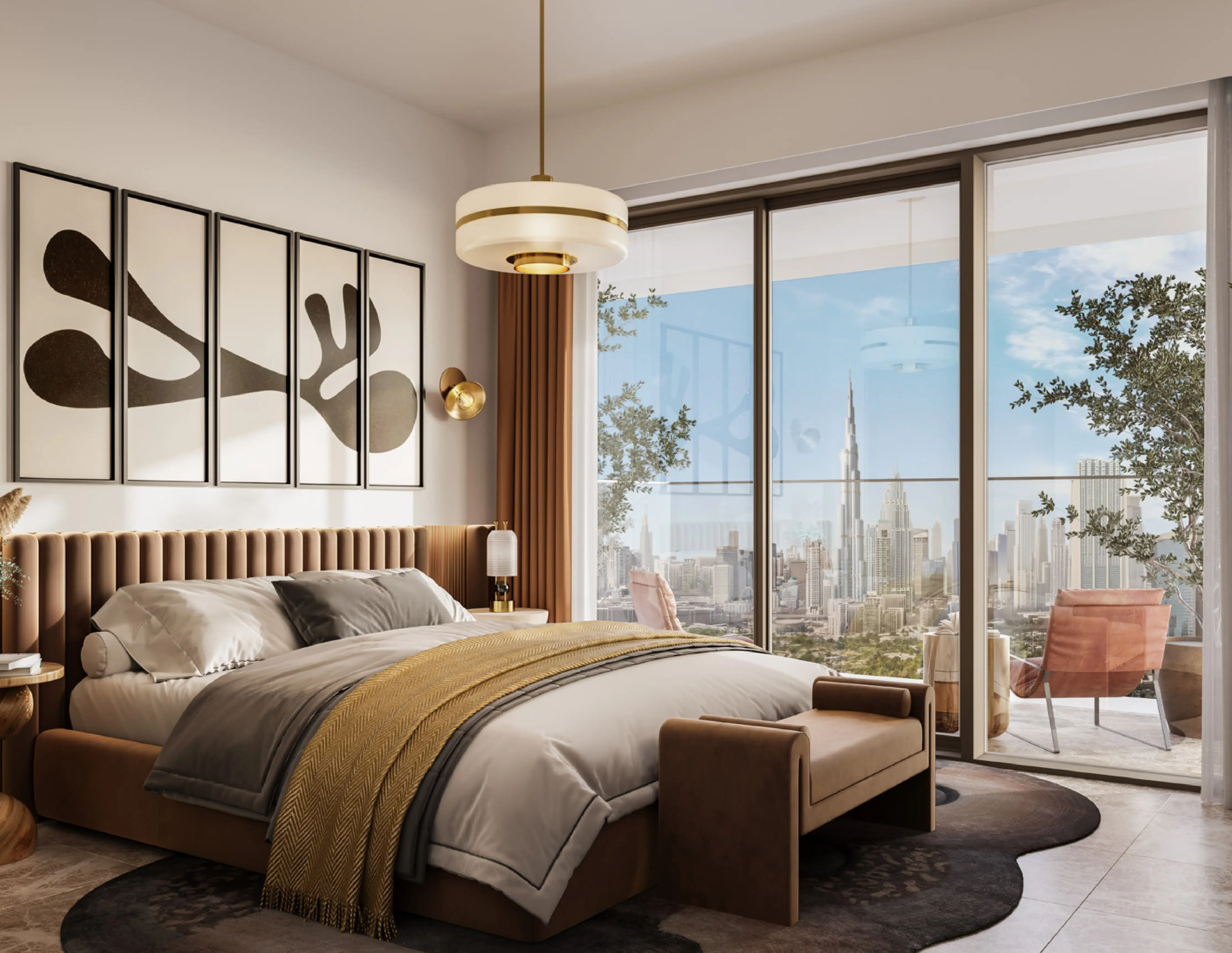 Address Residences Zabeel central Dubai and Zabeel setting