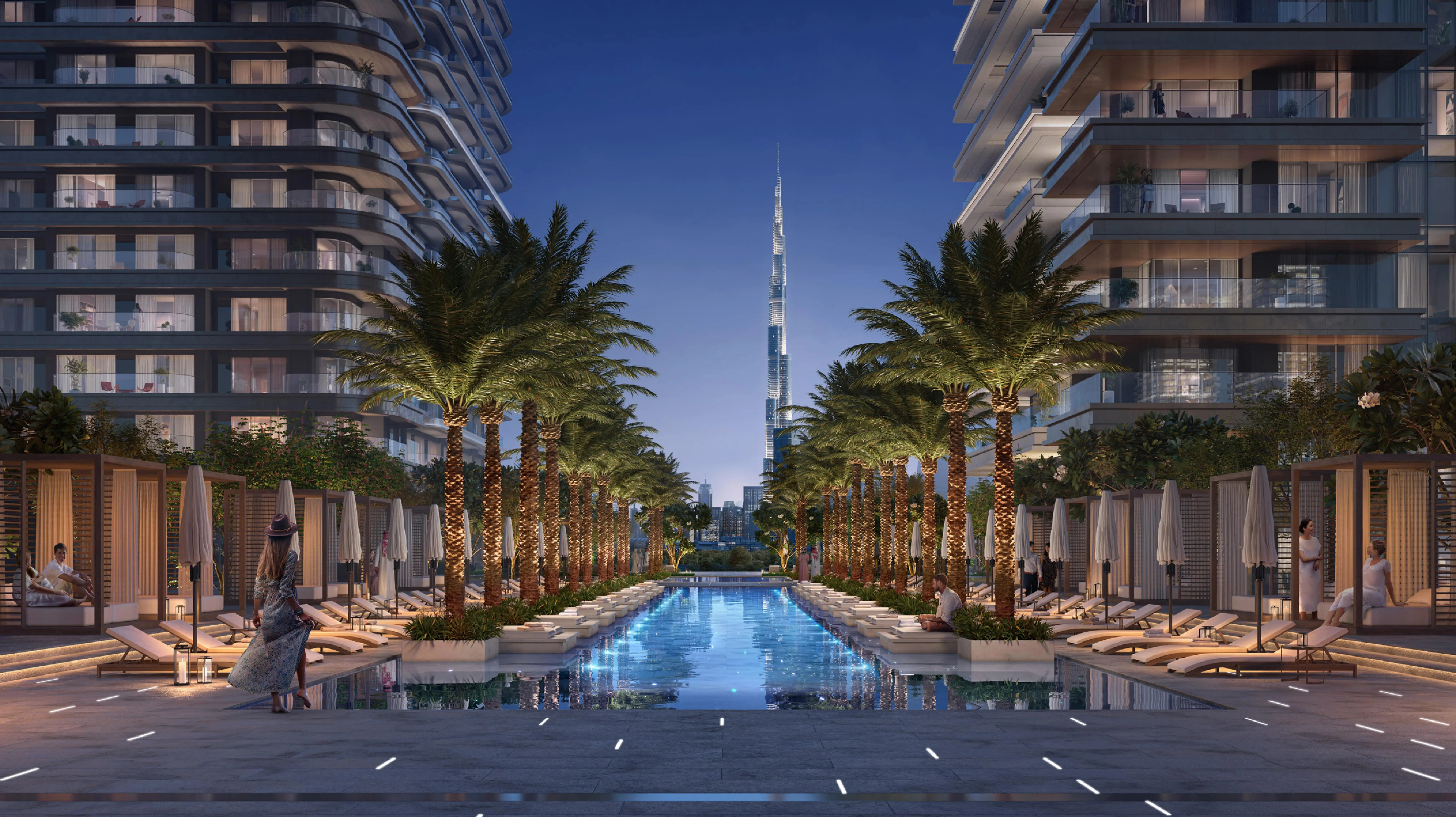 Address Residences Zabeel contemporary towers and podium