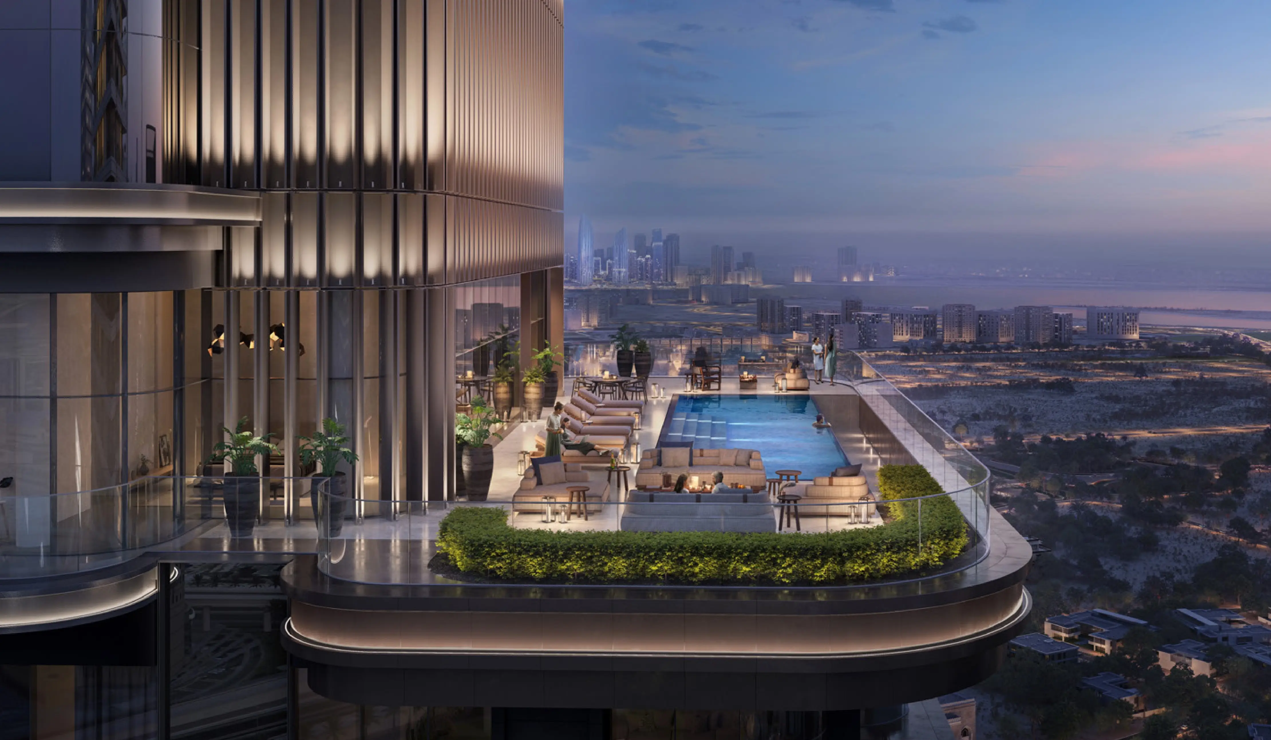 Address Residences Zabeel furnished bedroom interior
