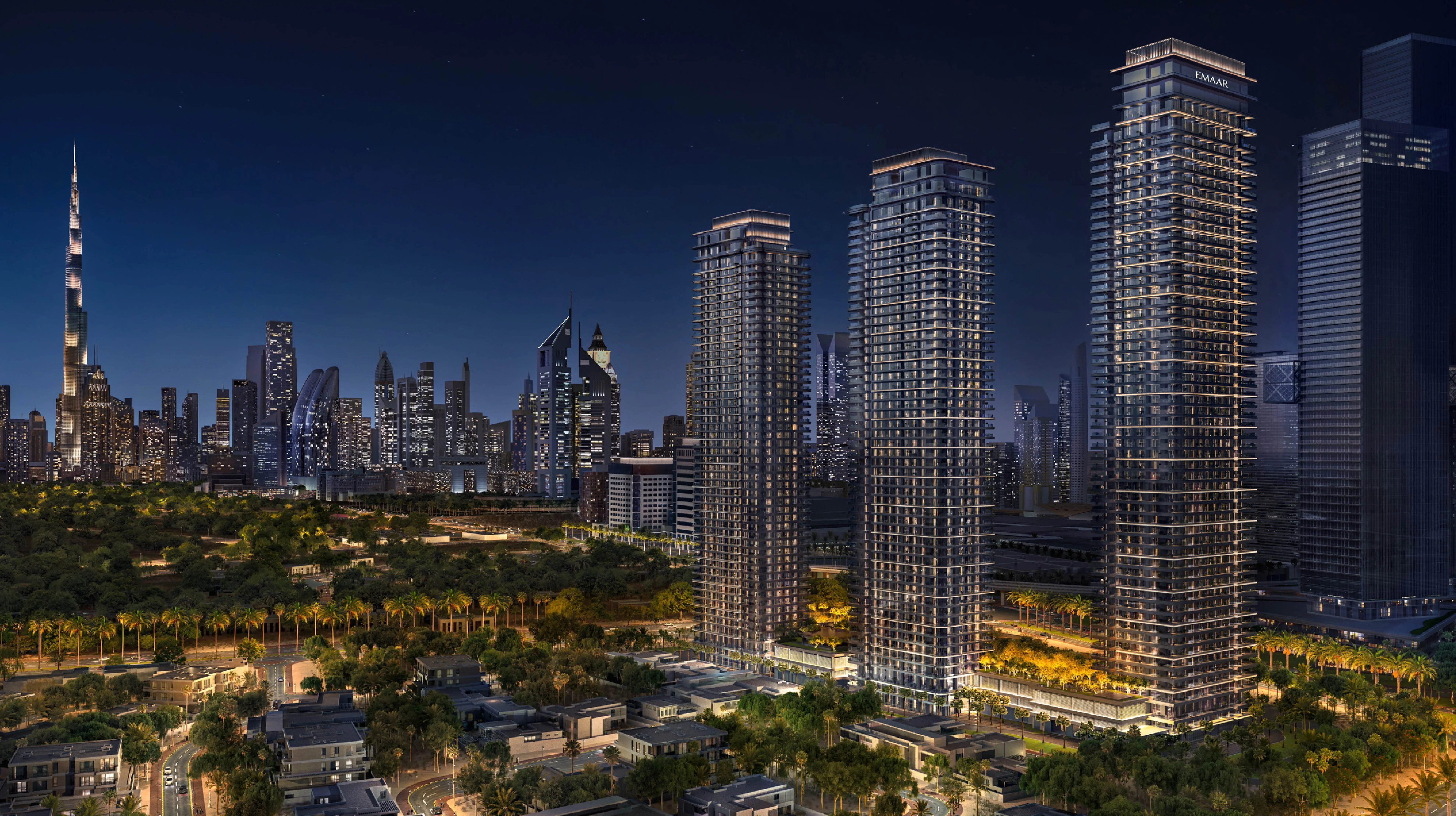 Address Residences Zabeel landscaped podium garden