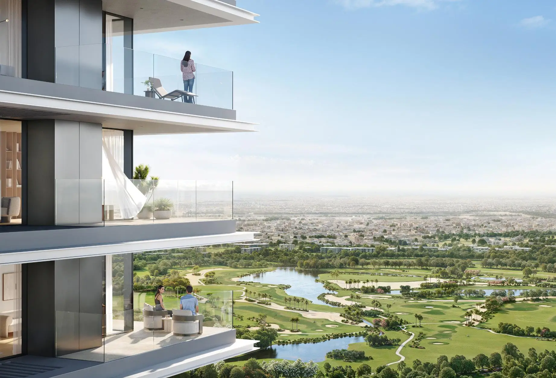 Altan residential tower and landscaped podium