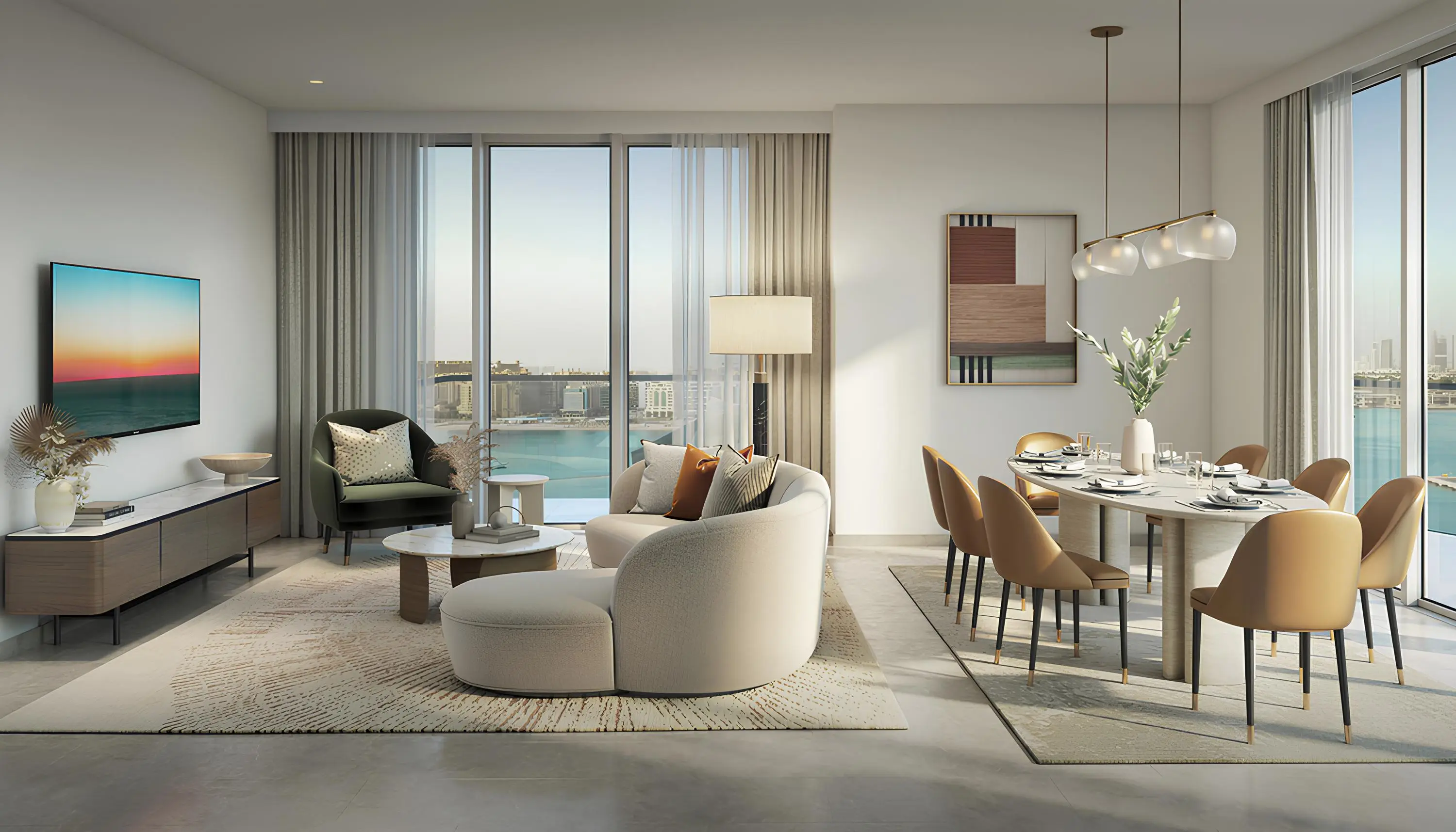 Bayview by Address Resorts waterfront setting at Emaar Beachfront