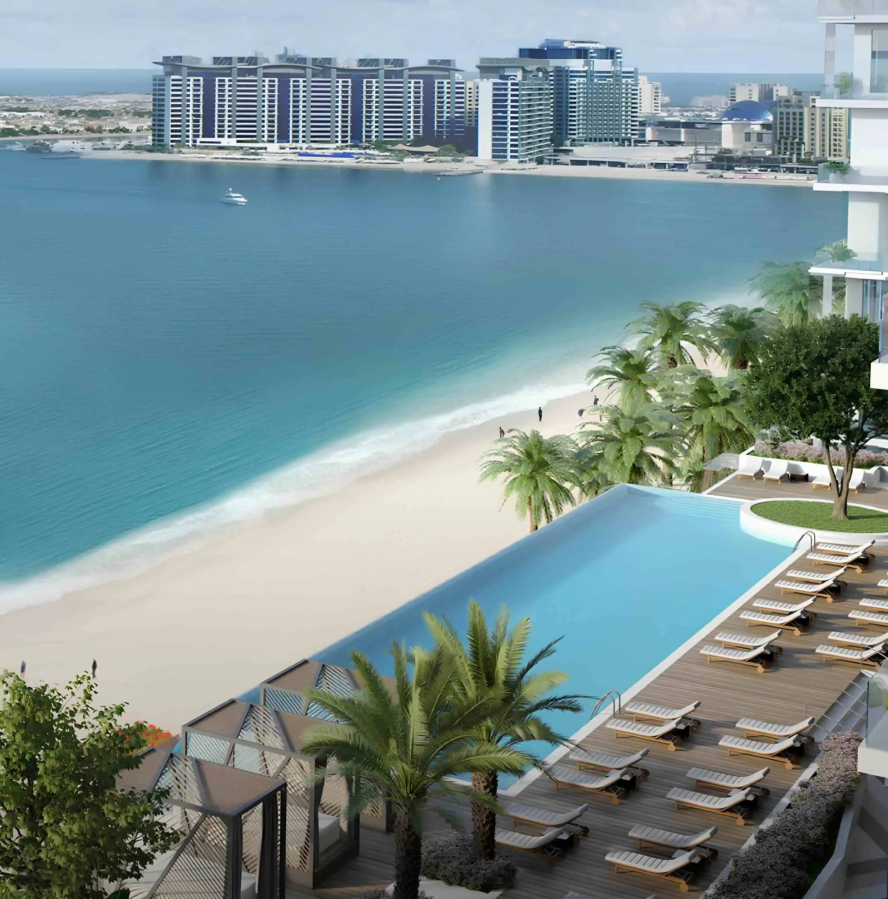 Beach Isle waterfront towers at Emaar Beachfront
