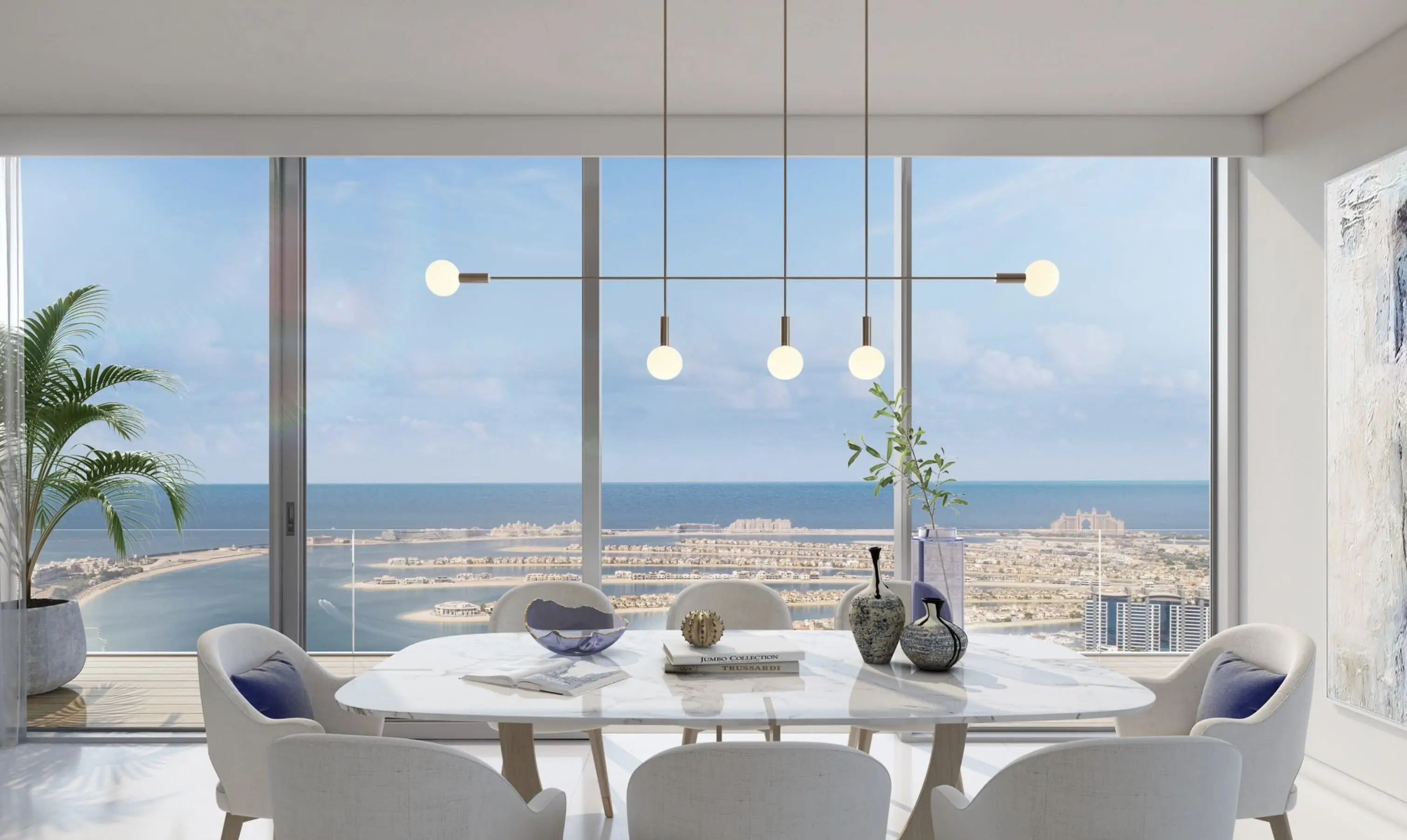 Beach Isle apartment dining and kitchen area