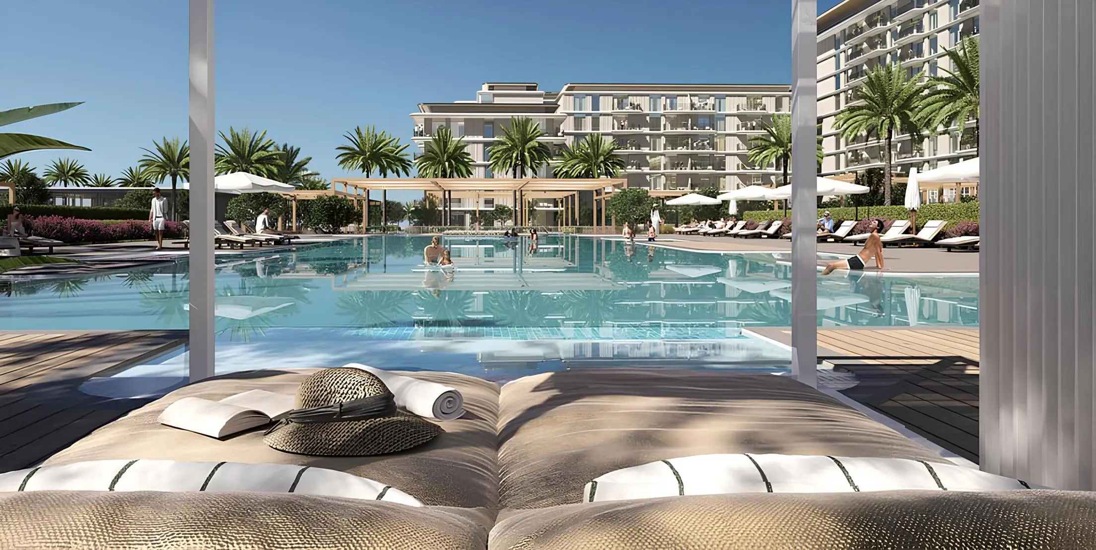 Clearpoint resort-style resident swimming pool