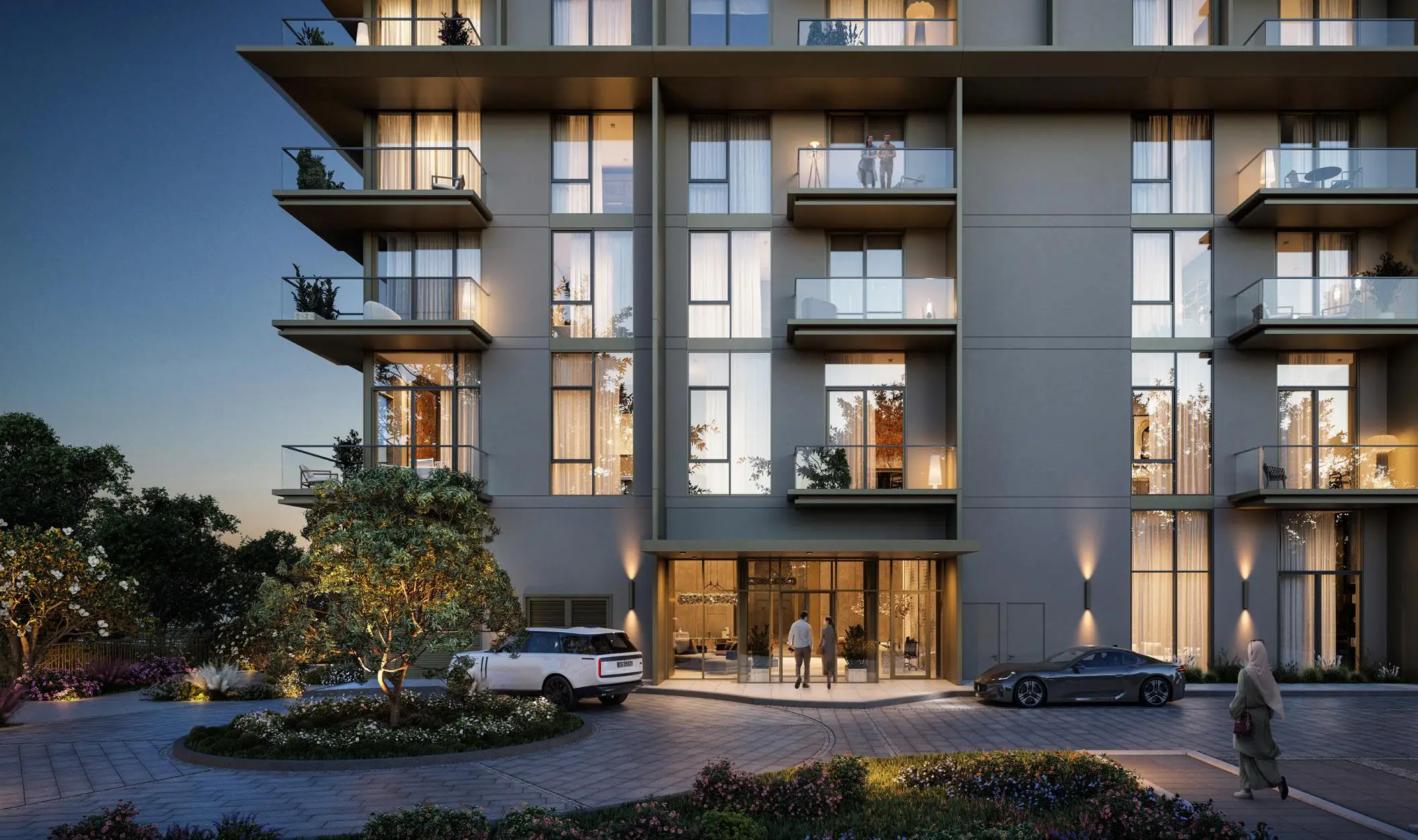 Club Place contemporary three-tower architecture