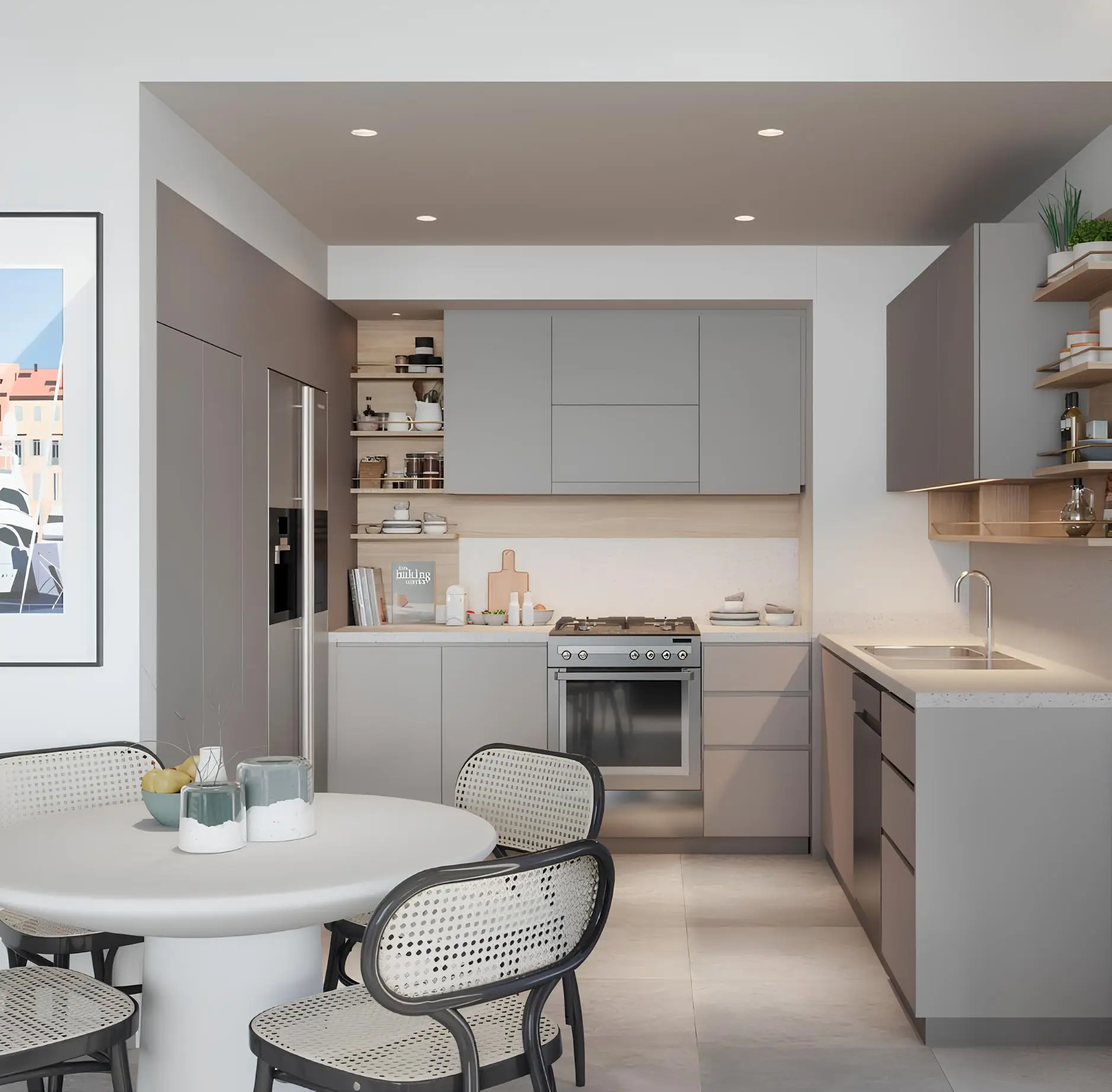 Creek Crescent fitted kitchen and dining area