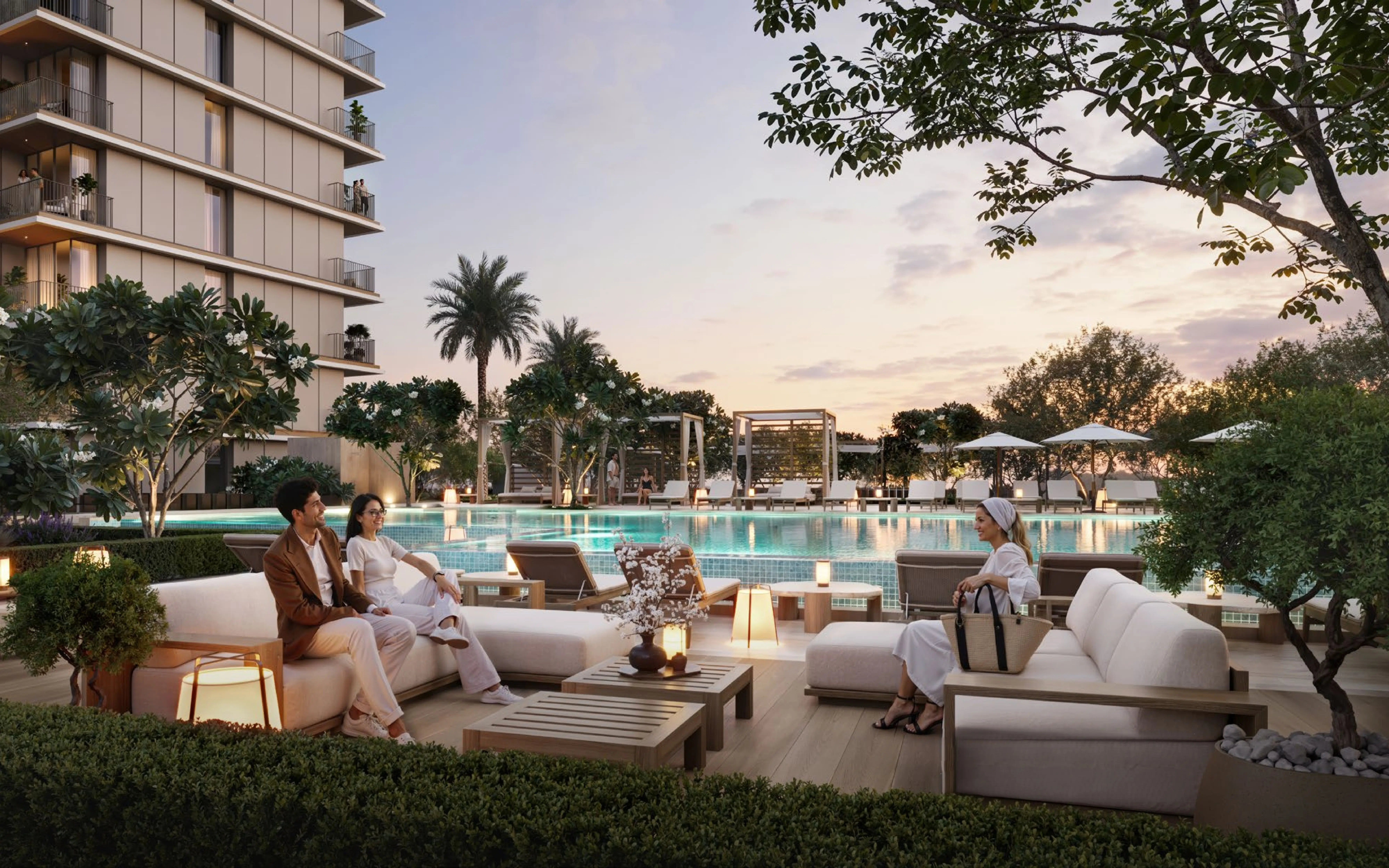 Creek Haven infinity pool and social terrace