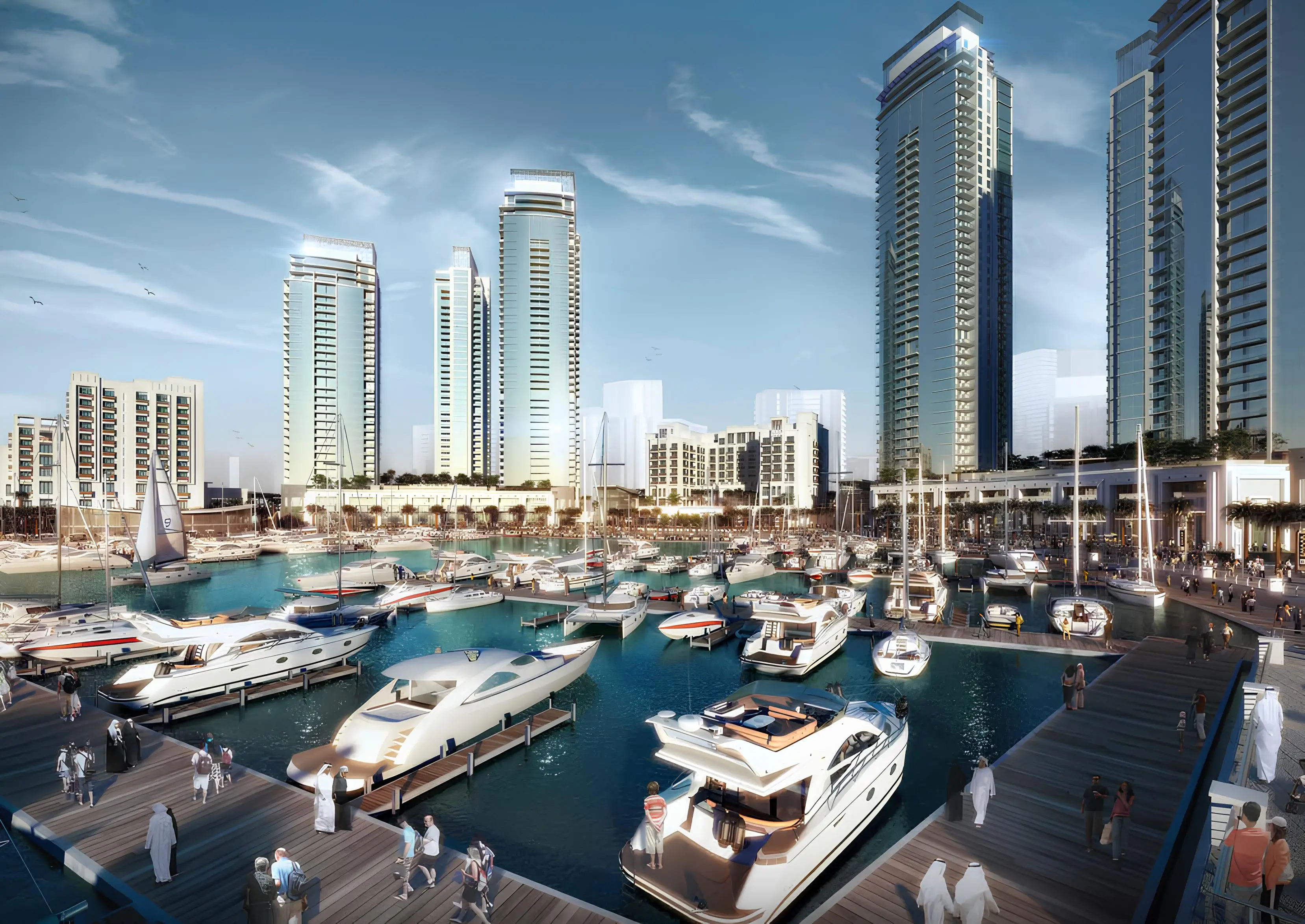 Creek and skyline outlook from Dubai Creek Residences