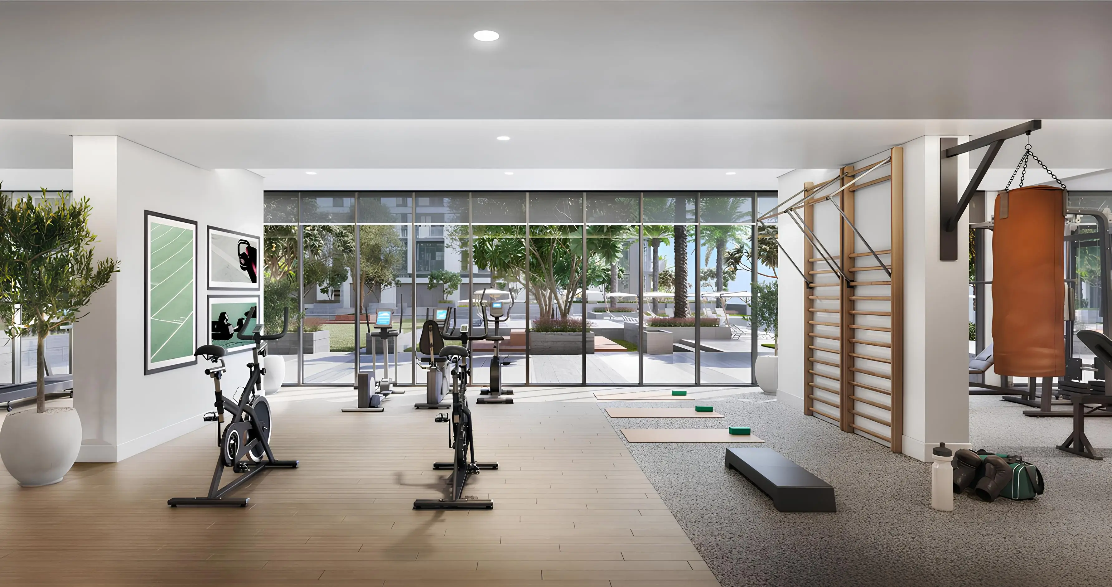 Elvira Dubai Hills Estate fitness centre