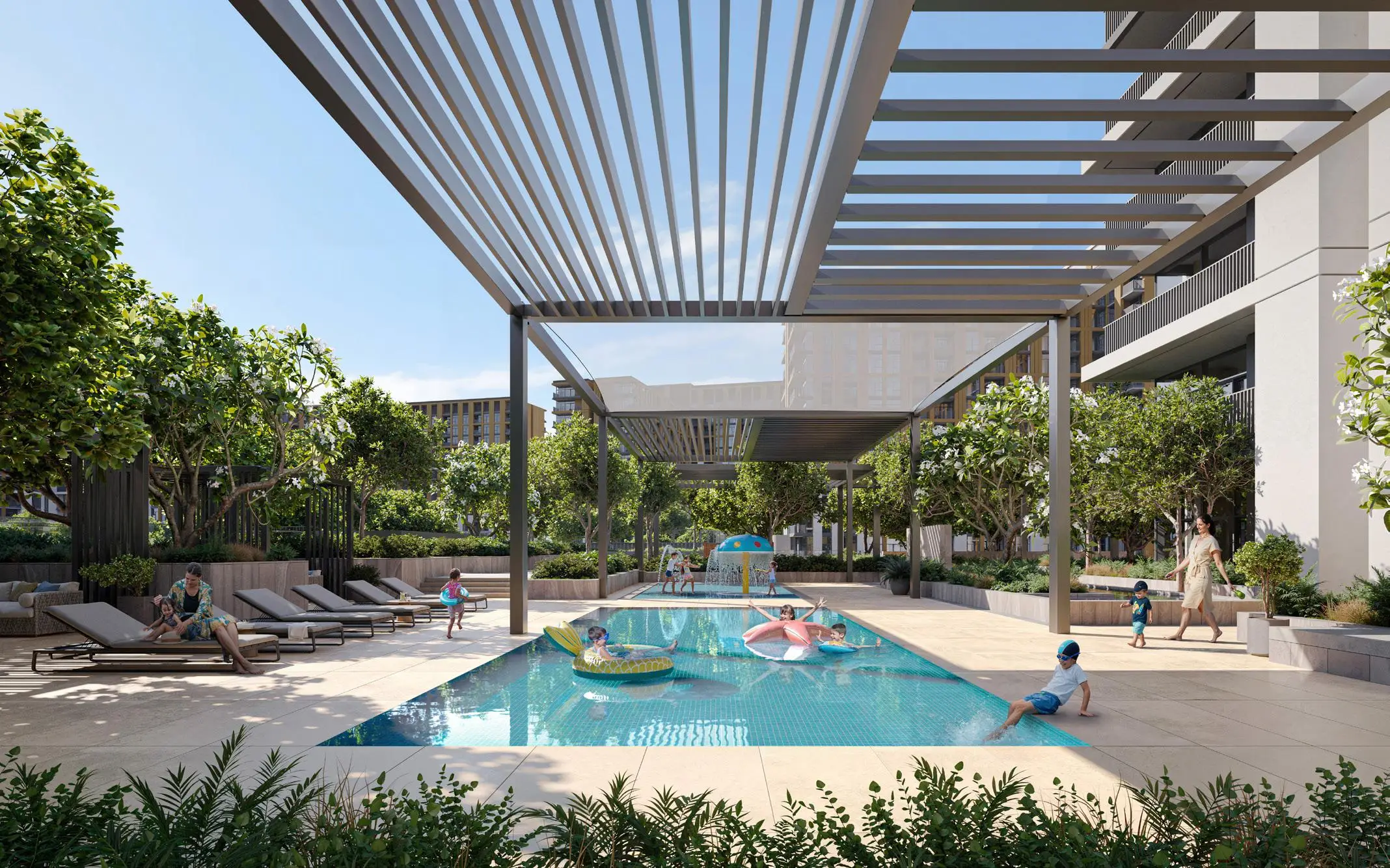 Terra Gardens arrival and contemporary architecture