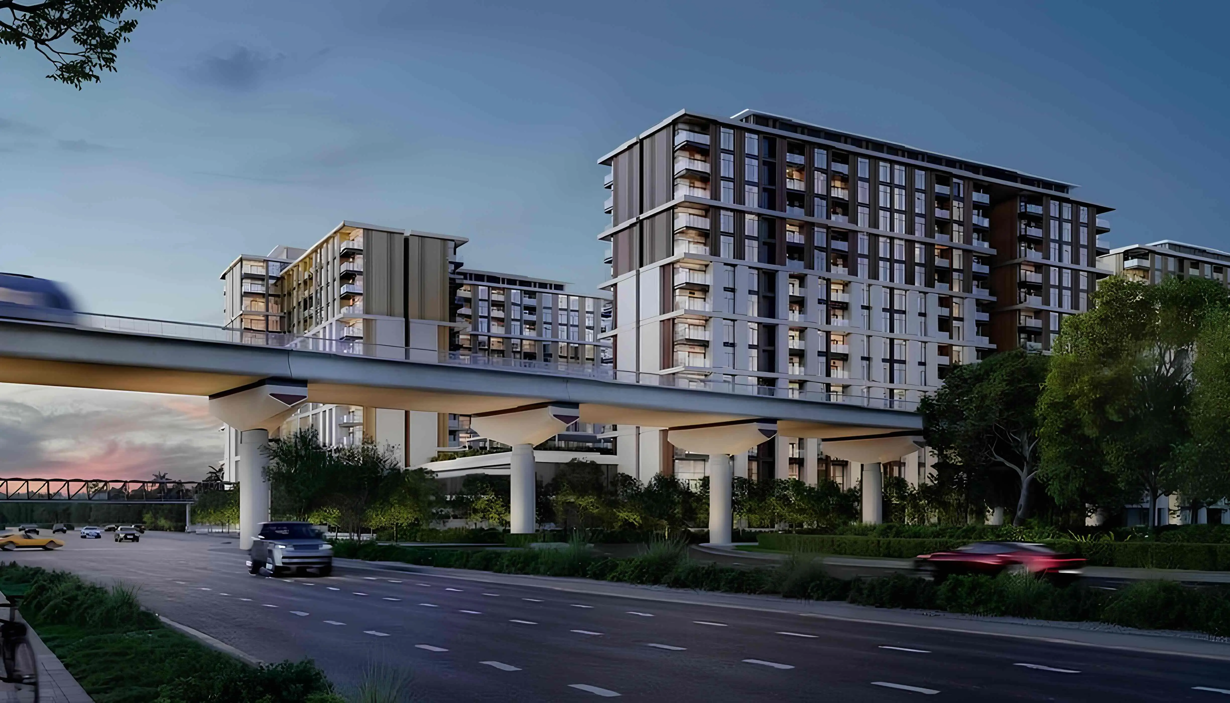 Terra Gardens landscaped podium and leisure terrace