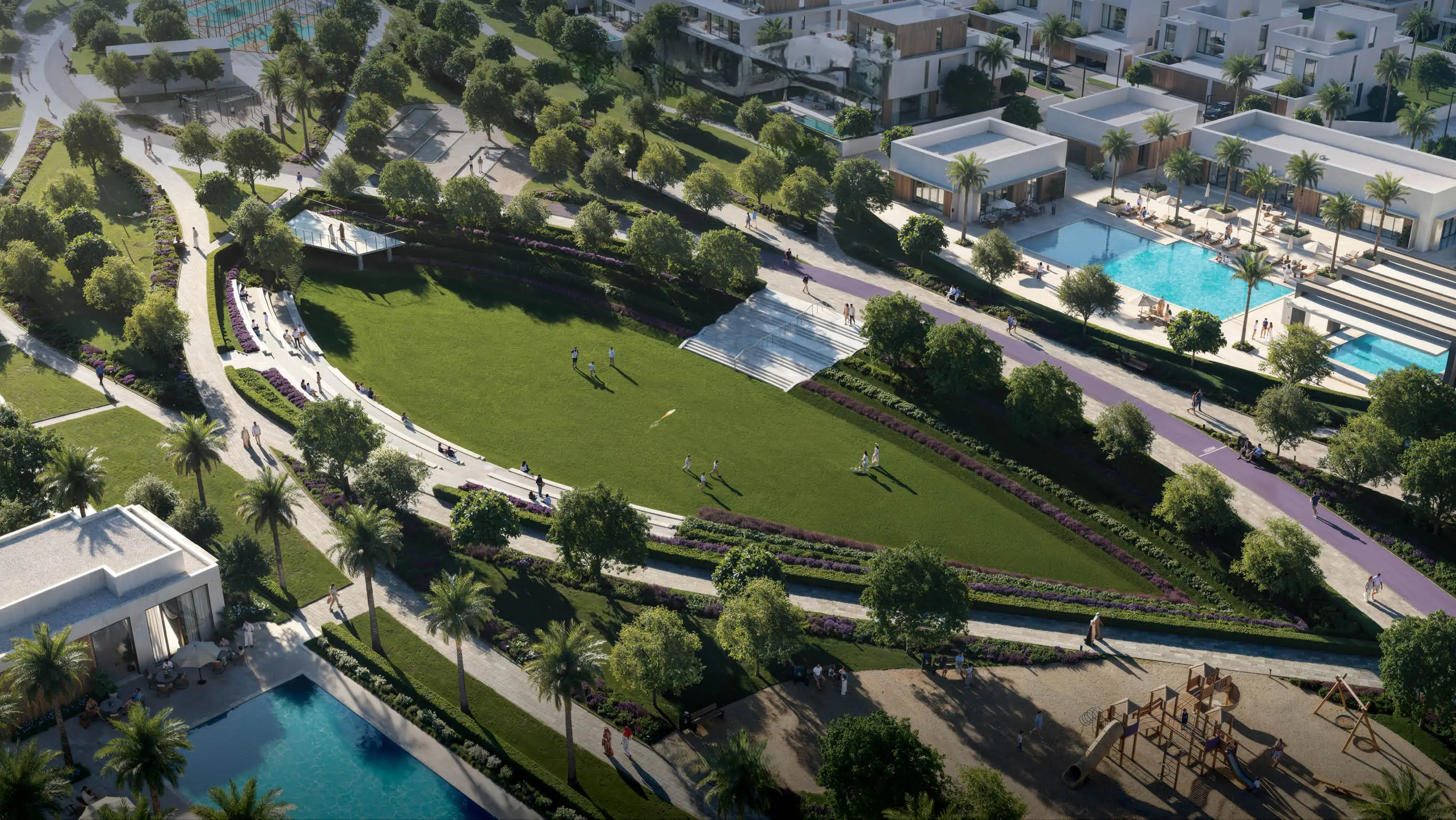 Polo fields and equestrian setting at Grand Polo Club and Resort