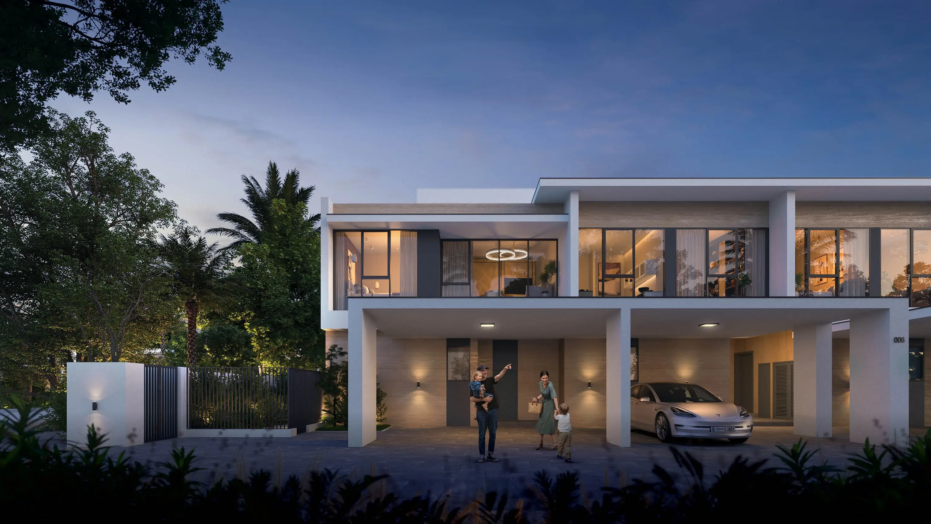 Equiterra bedroom with garden views