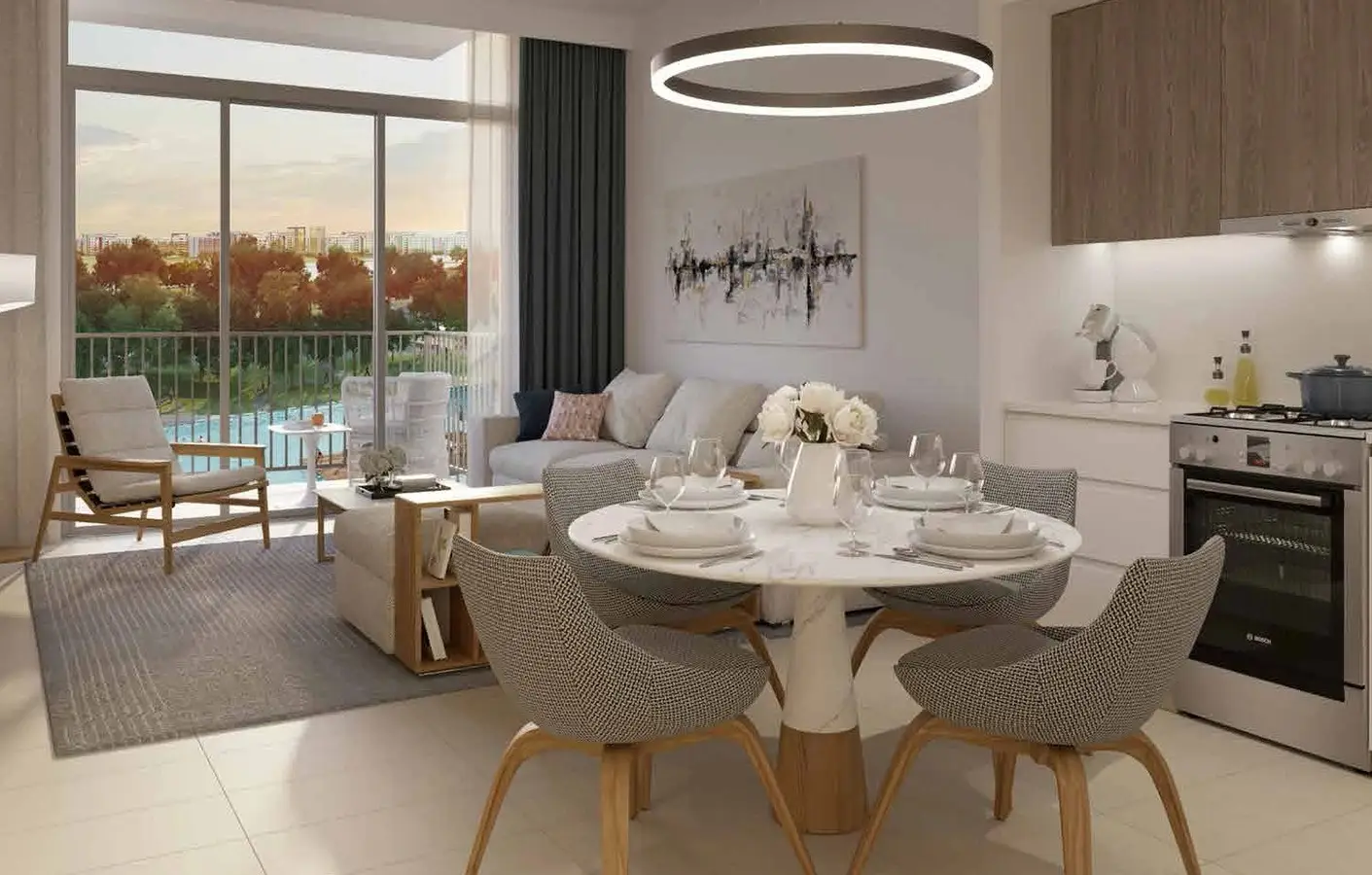 Executive Residences I modern mid-rise architecture