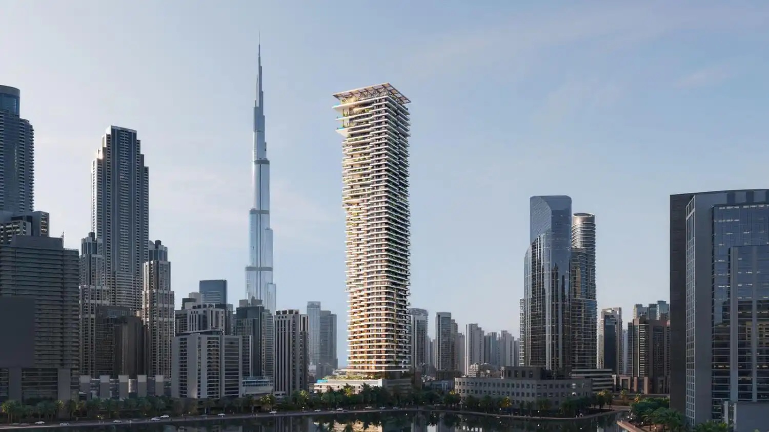 Fairmont Residences Solara Tower branded residences with Downtown Dubai skyline views