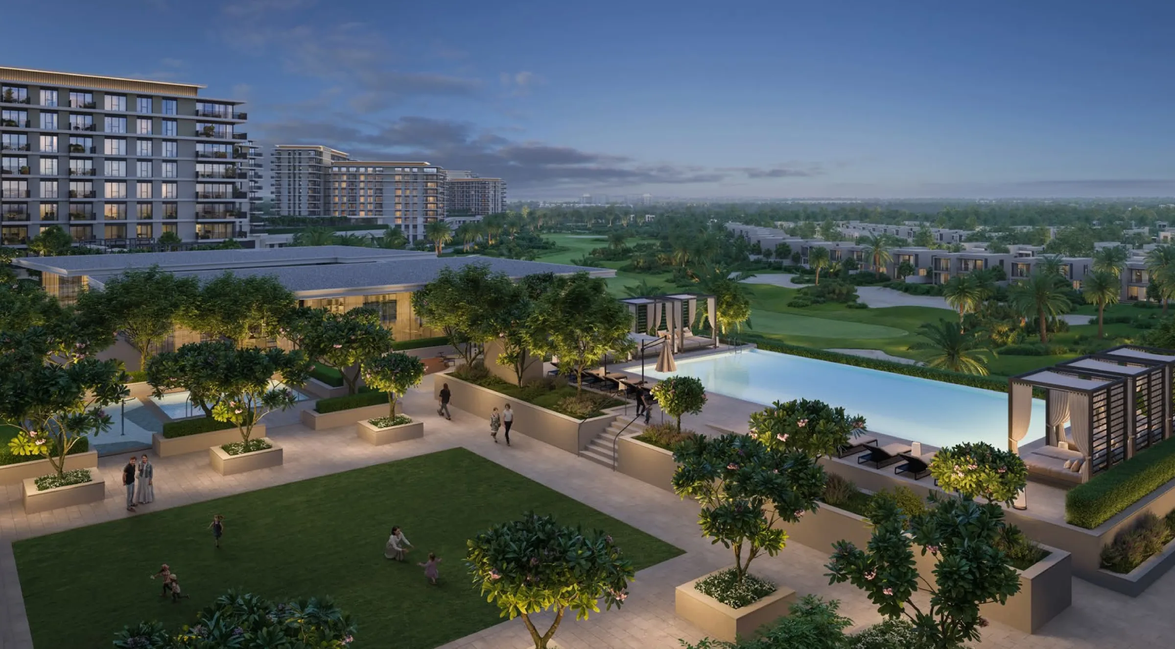 Golf Hills 2 bedroom with neutral contemporary finishes