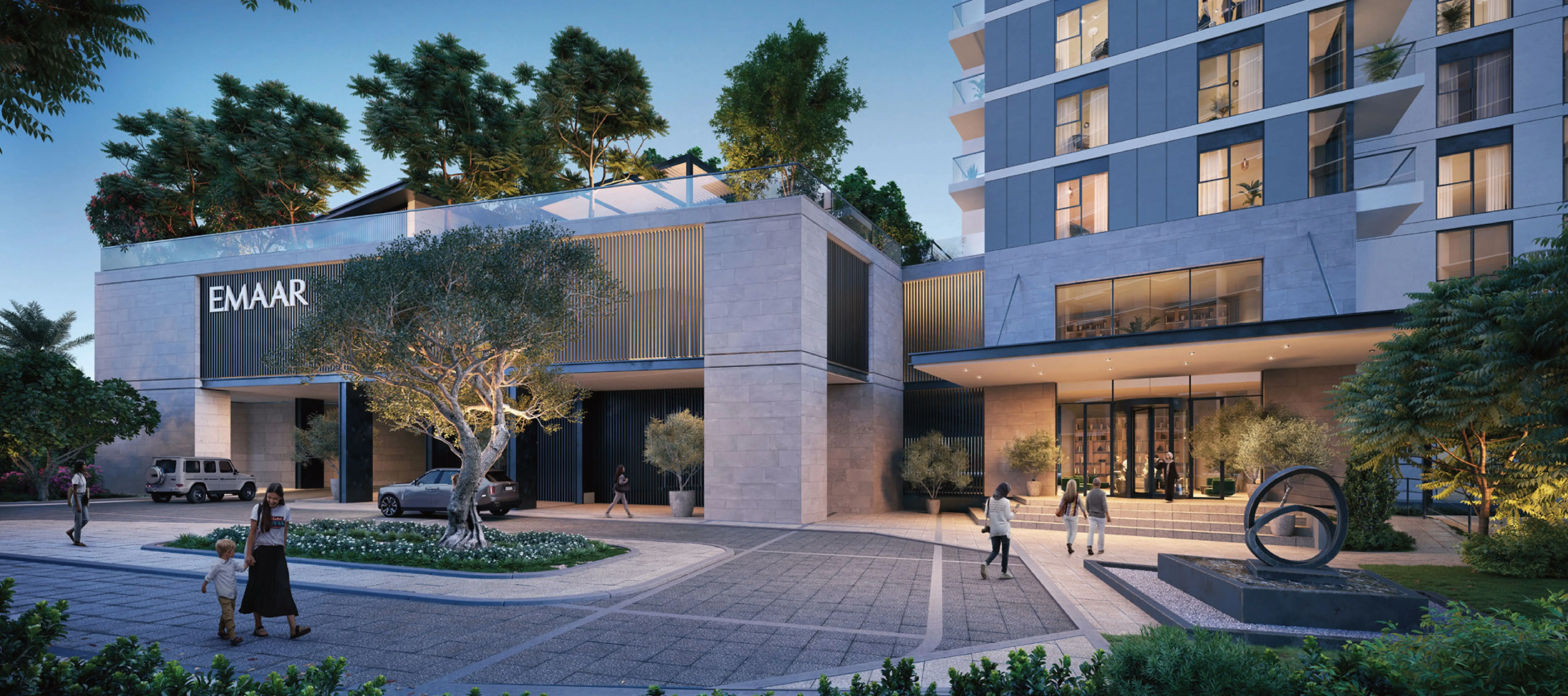 Dubai Hills parks and walking connections