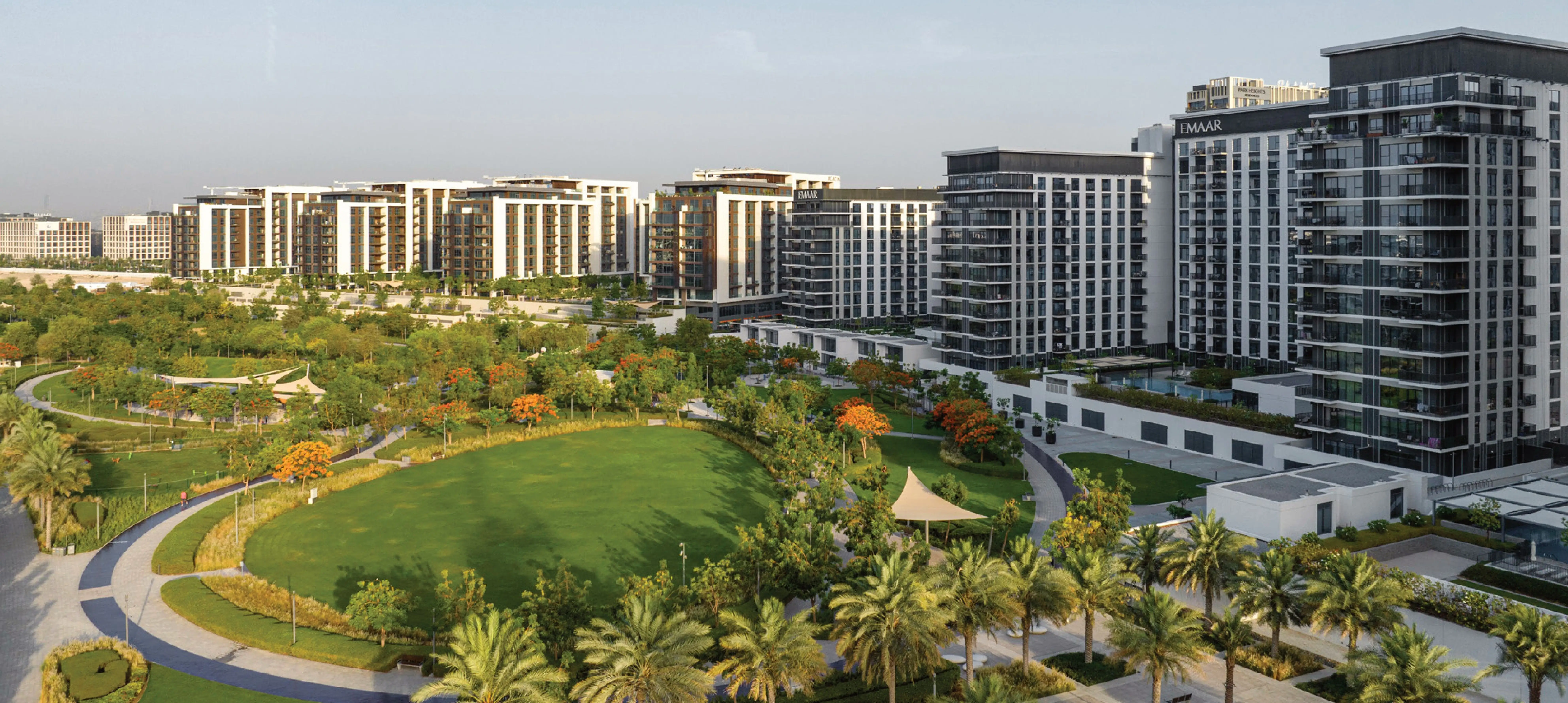 Golf Hillside landscaped podium and leisure terrace