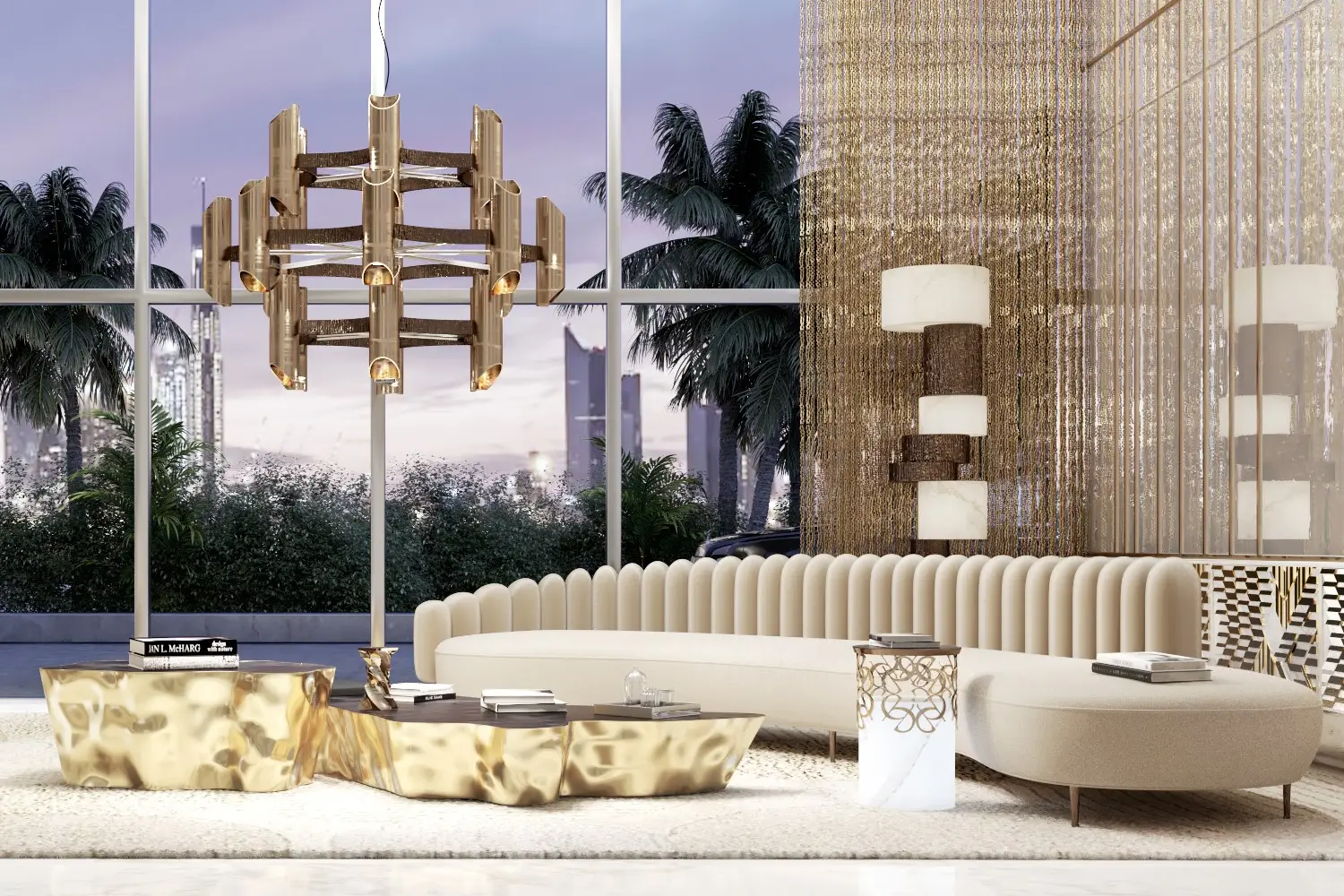 Grand Bleu Tower twin-tower beachfront architecture