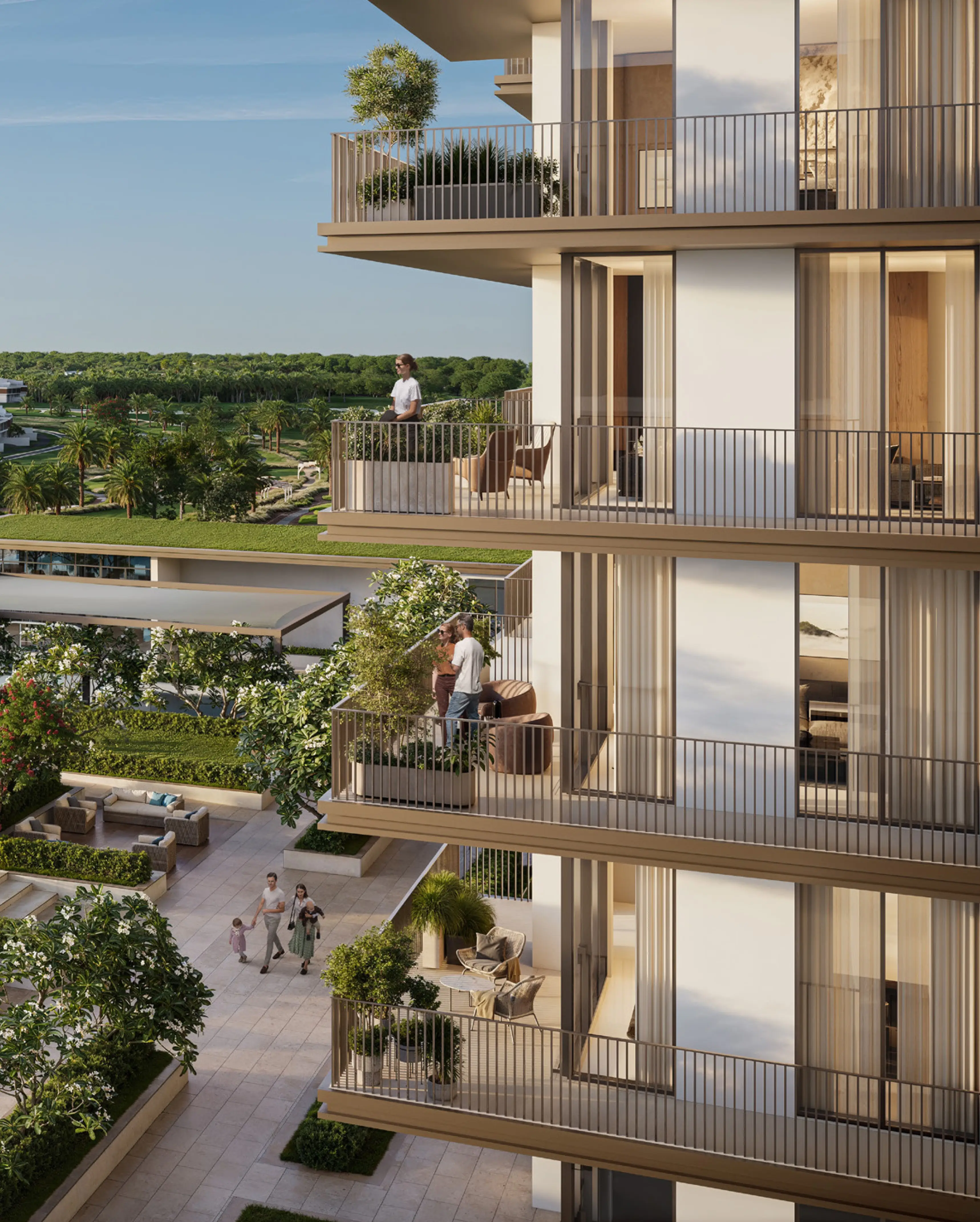 Greencrest swimming pool and landscaped terrace