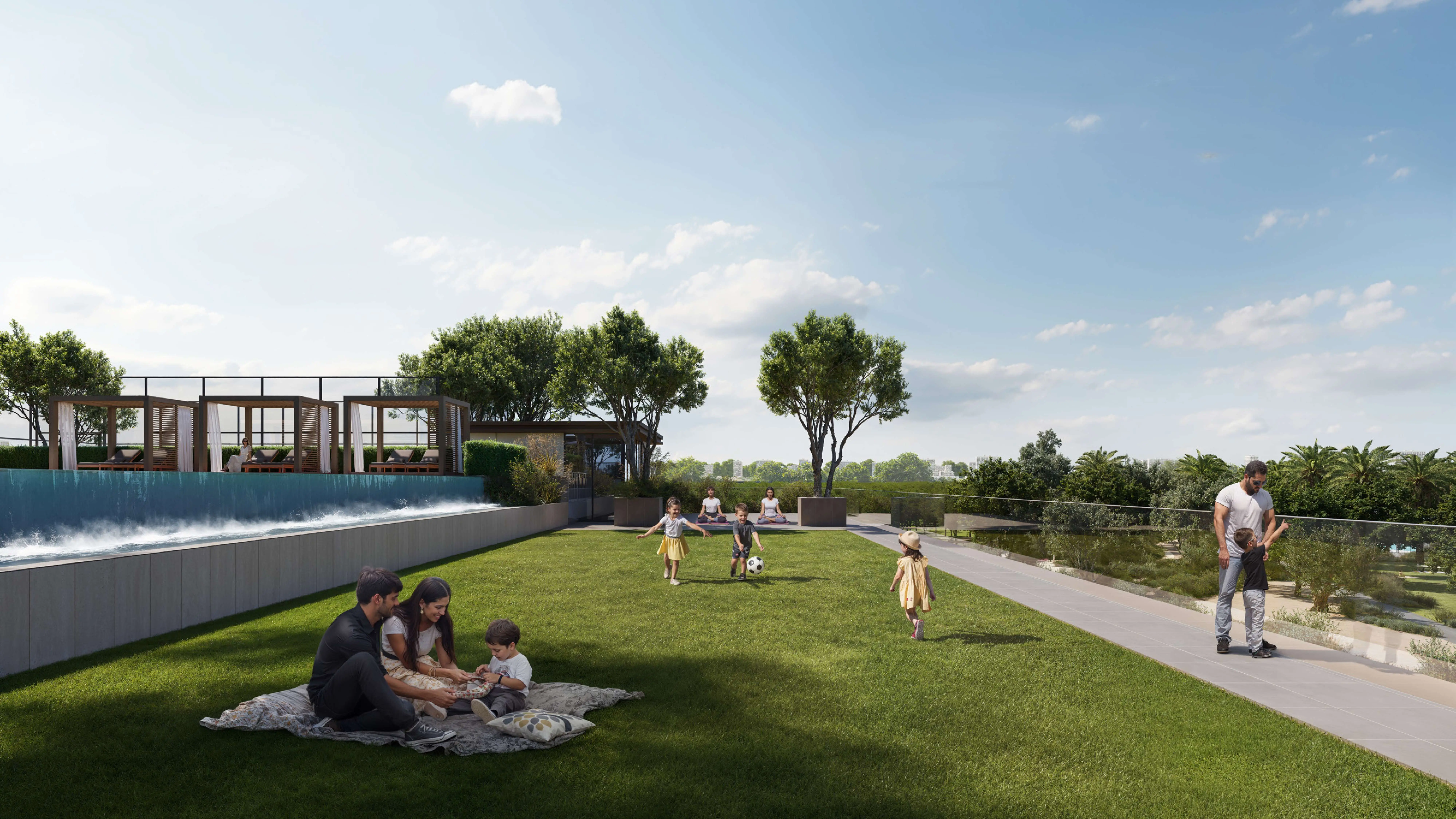 Greencrest landscaped amenity setting