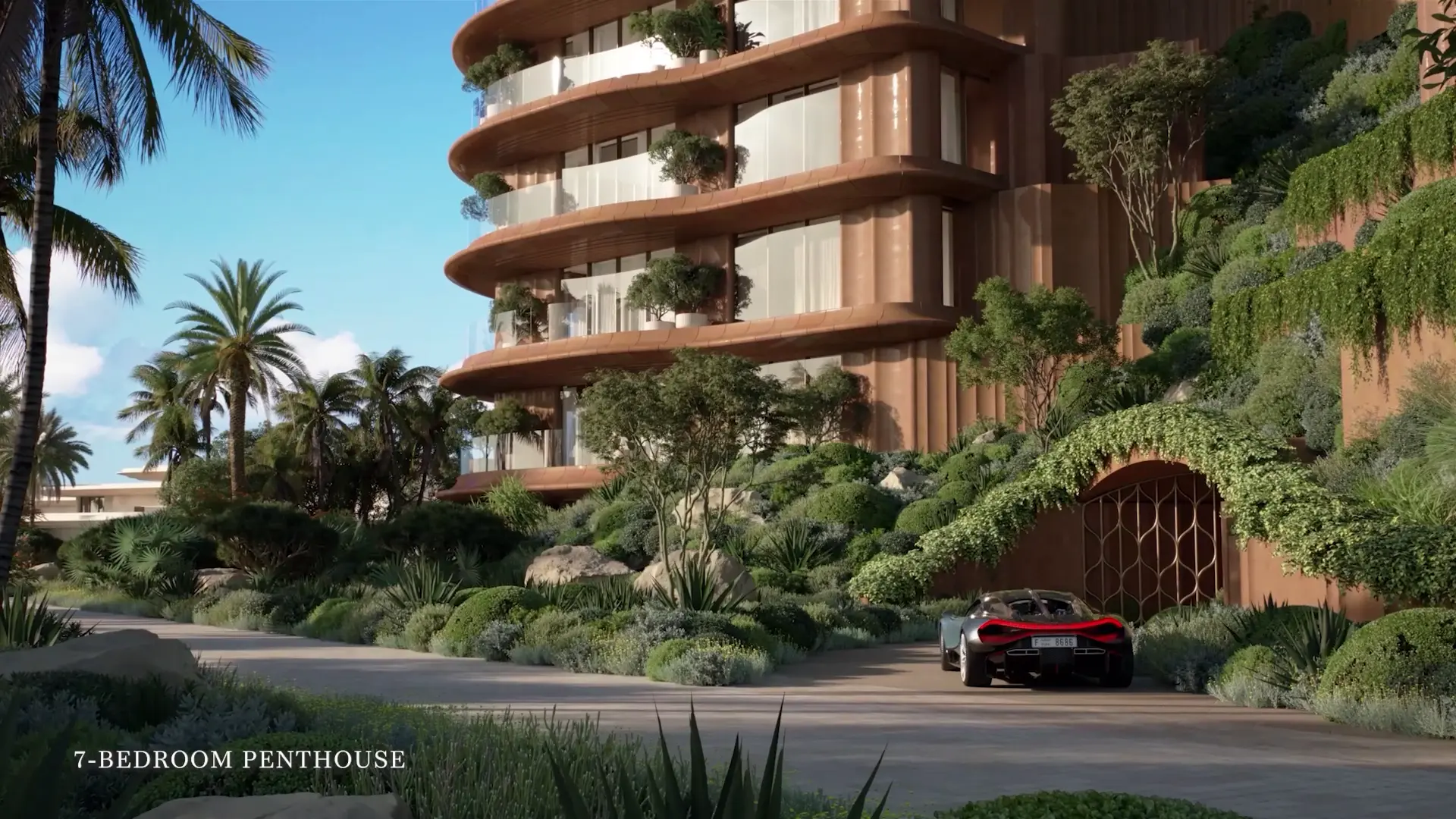 Seven-bedroom penthouse interior at Jumeirah Asora Bay