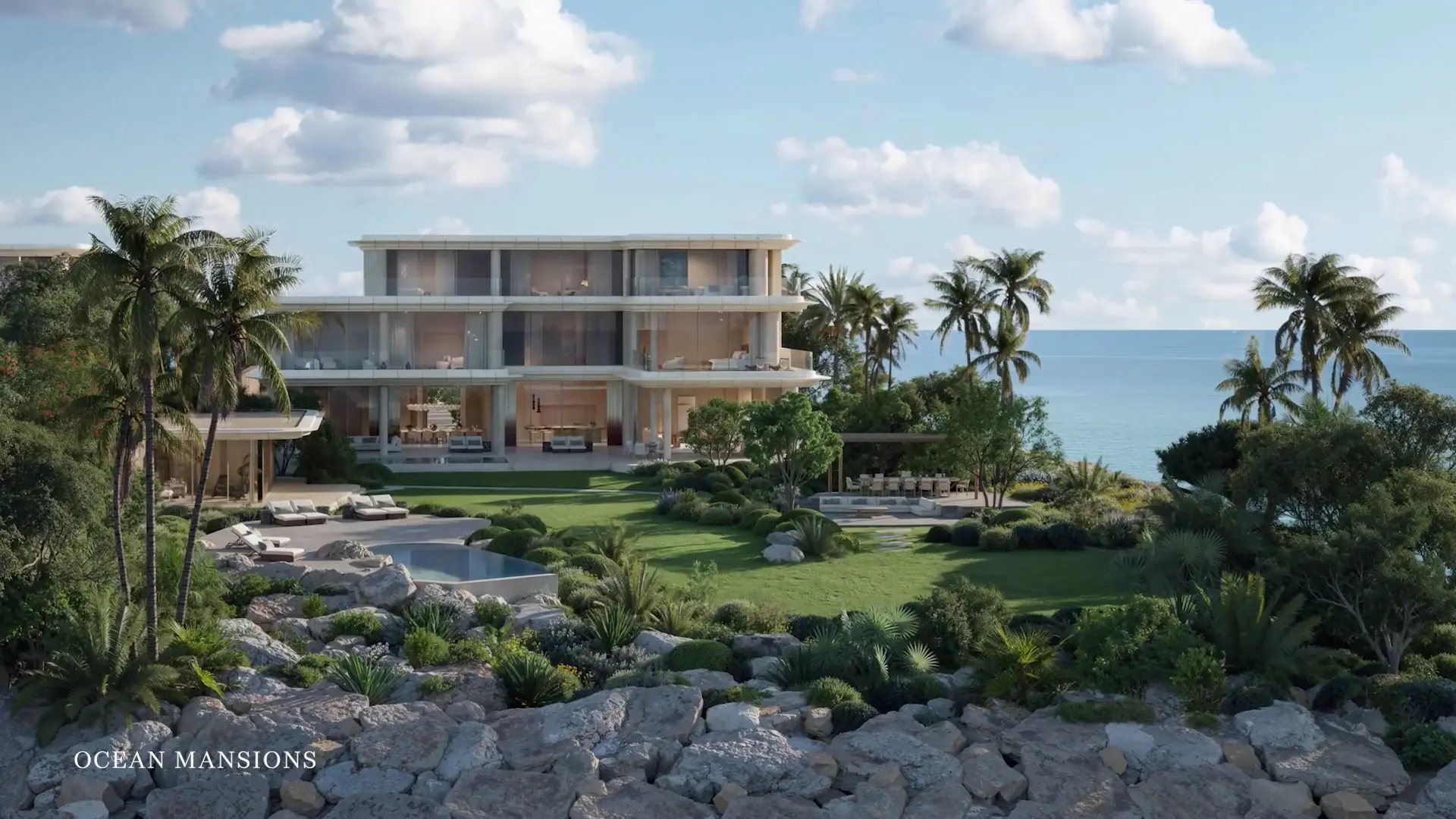 Ocean Mansions exterior at Jumeirah Asora Bay beachfront