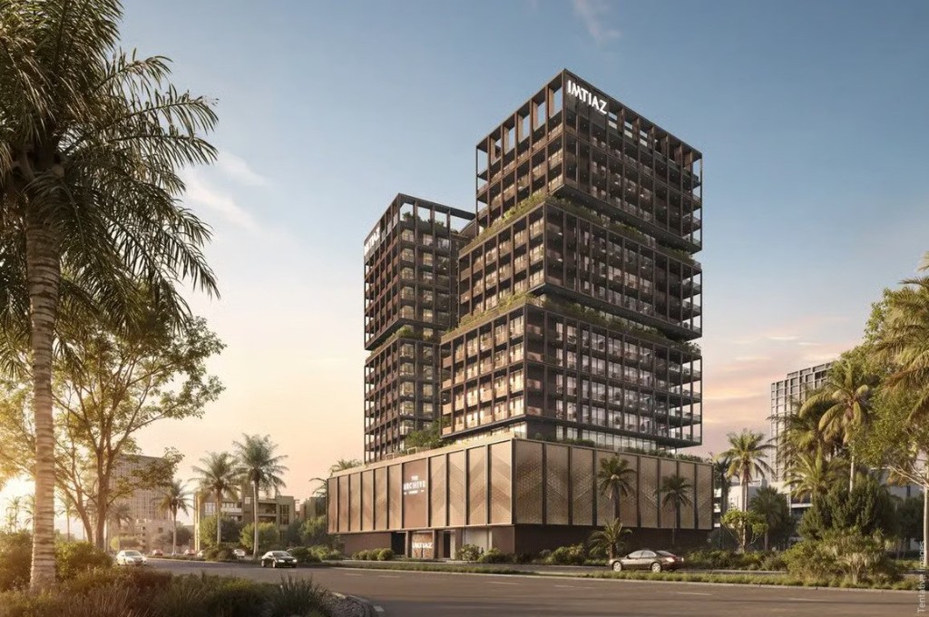 Kore by Imtiaz residential building, DubaiLand Residence Complex, Dubai