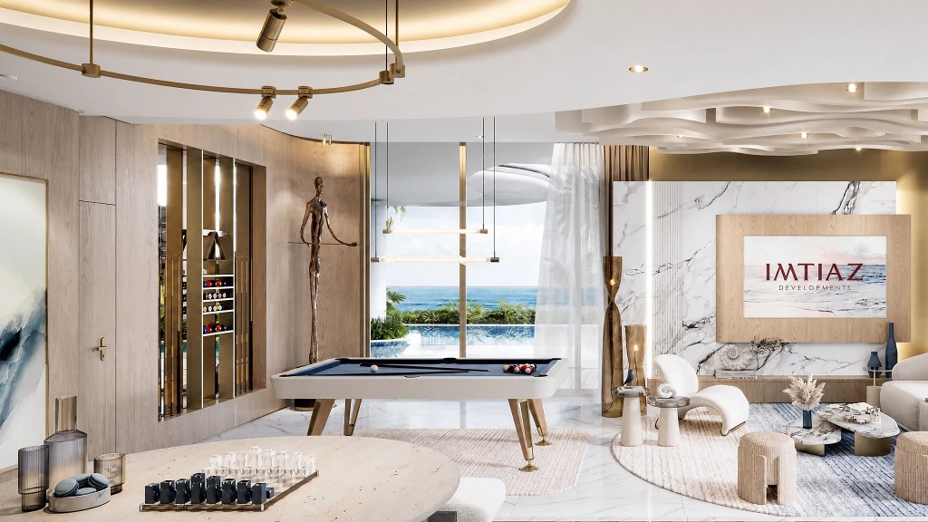 Kore by Imtiaz interior amenity space, DubaiLand Residence Complex, Dubai