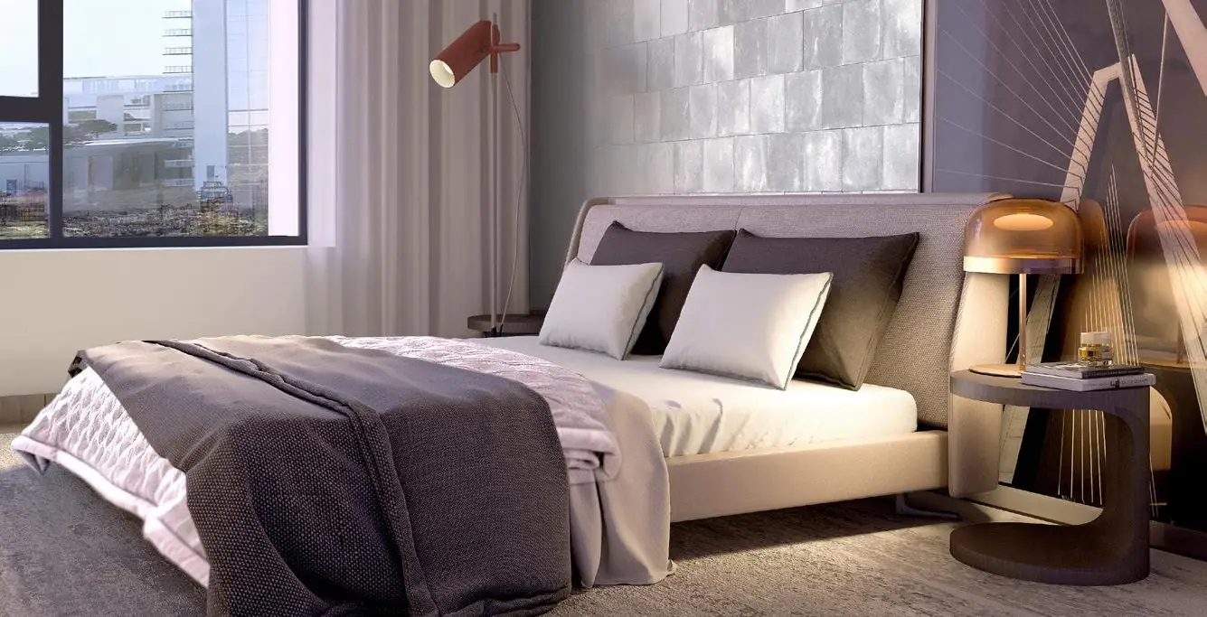 Lime Gardens furnished apartment bedroom