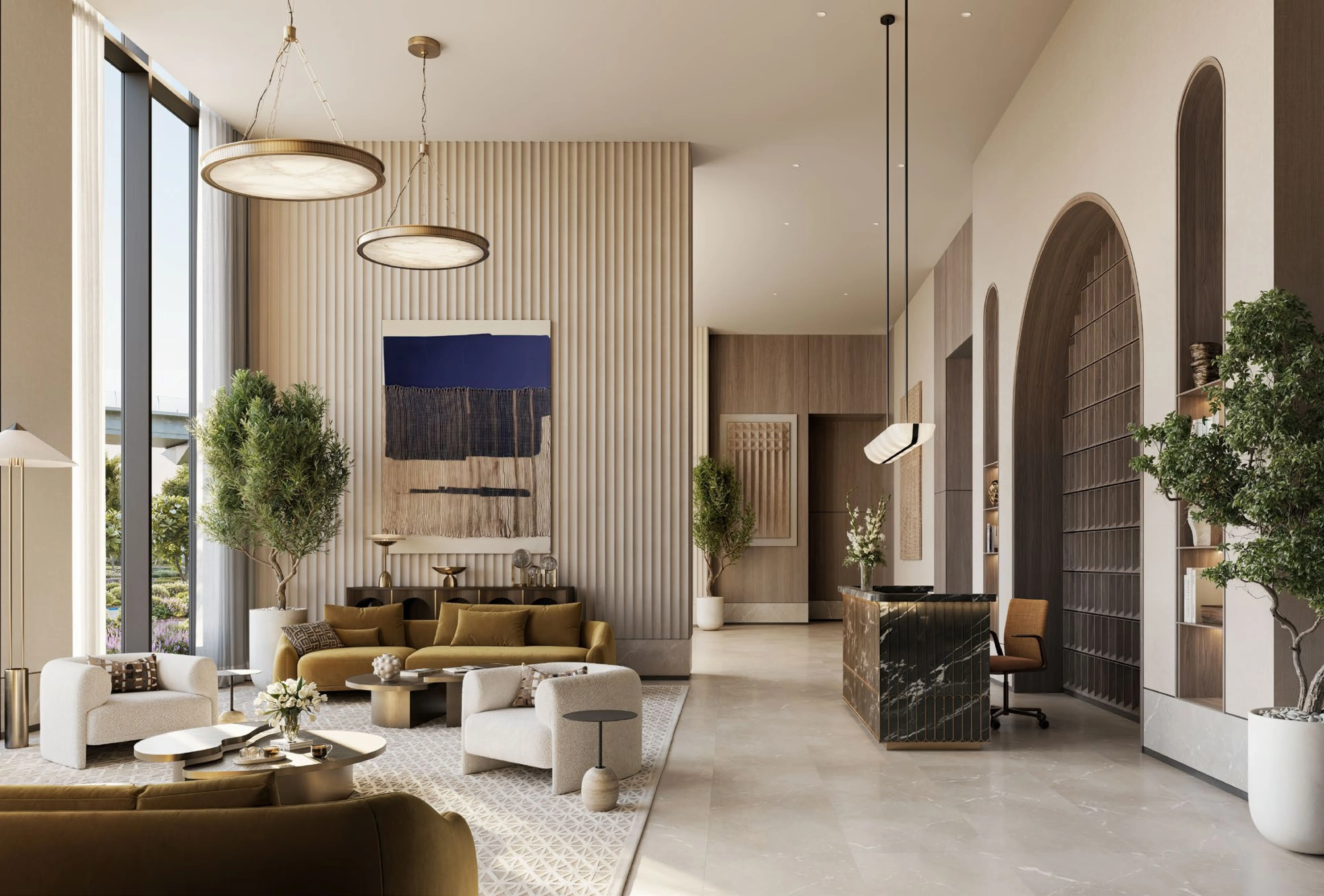 Lyvia by Palace bedroom with contemporary interior finishes