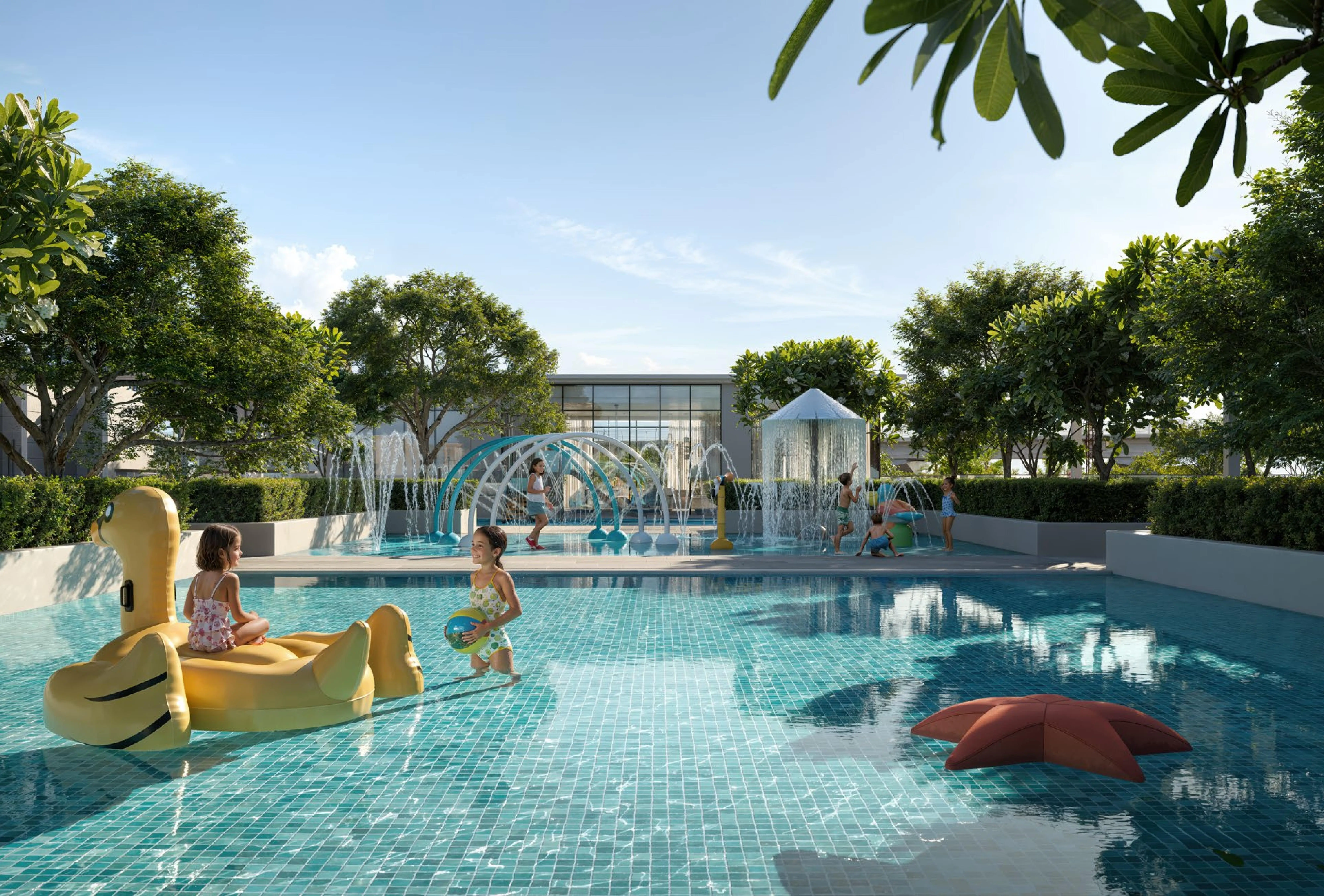 Lyvia by Palace landscaped podium and leisure terrace