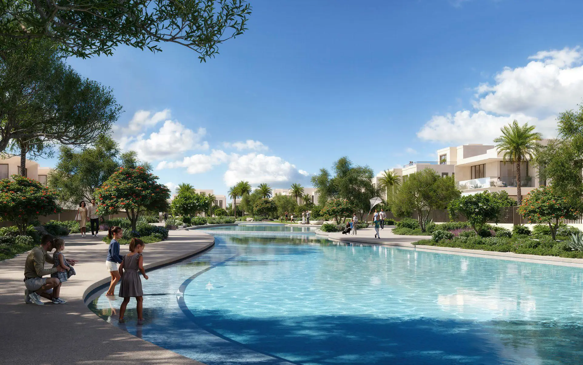 The Oasis resort pool near Marèva 2