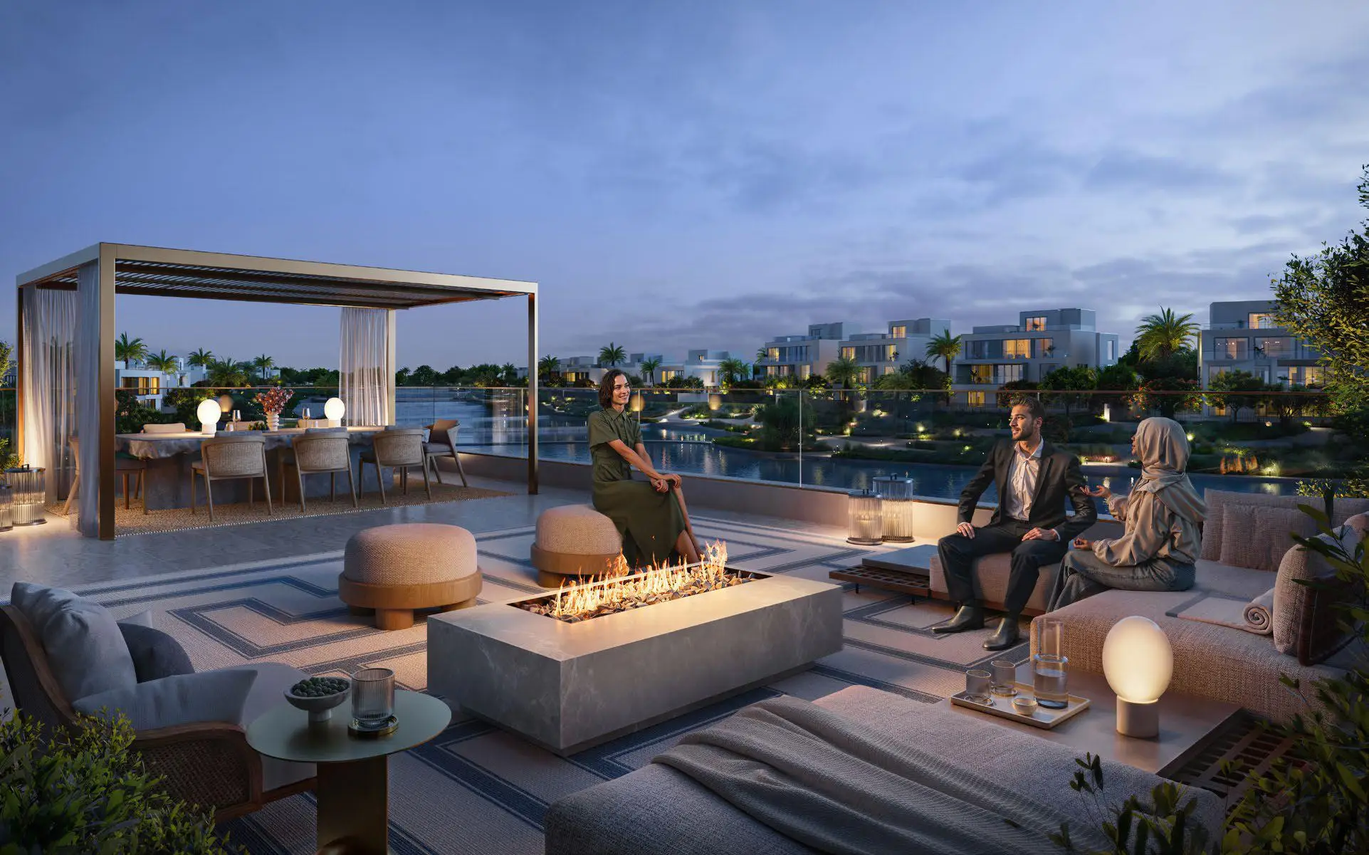 Marèva 2 community landscape by Emaar