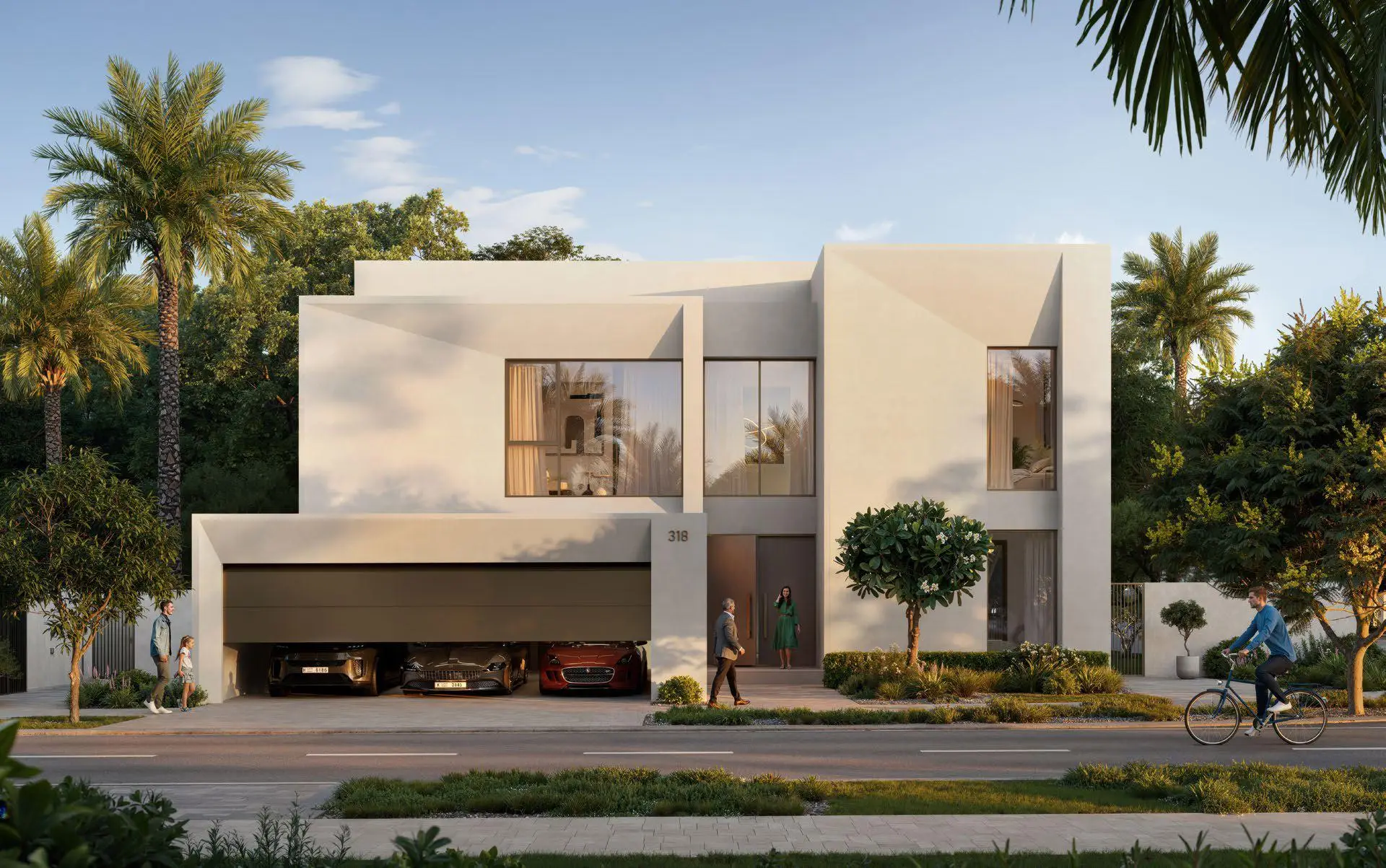 Marèva 2 family living space with garden views