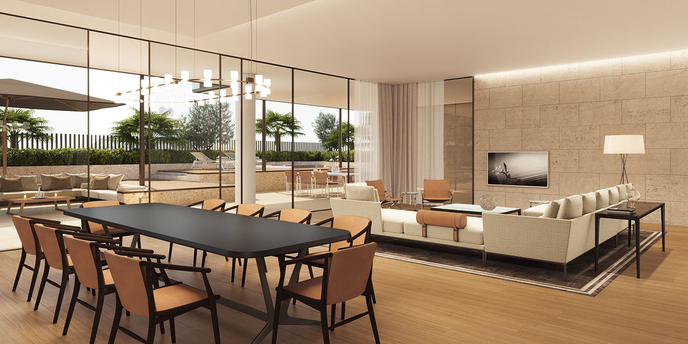 Type 1.B floor plan, 7,108 sqft, Bulgari Marina Lofts, Jumeirah Bay Island
