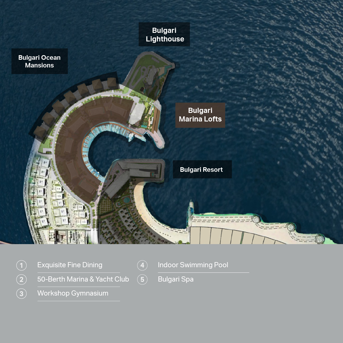 Type 6.B floor plan, 4,589 sqft, Bulgari Marina Lofts, Jumeirah Bay Island