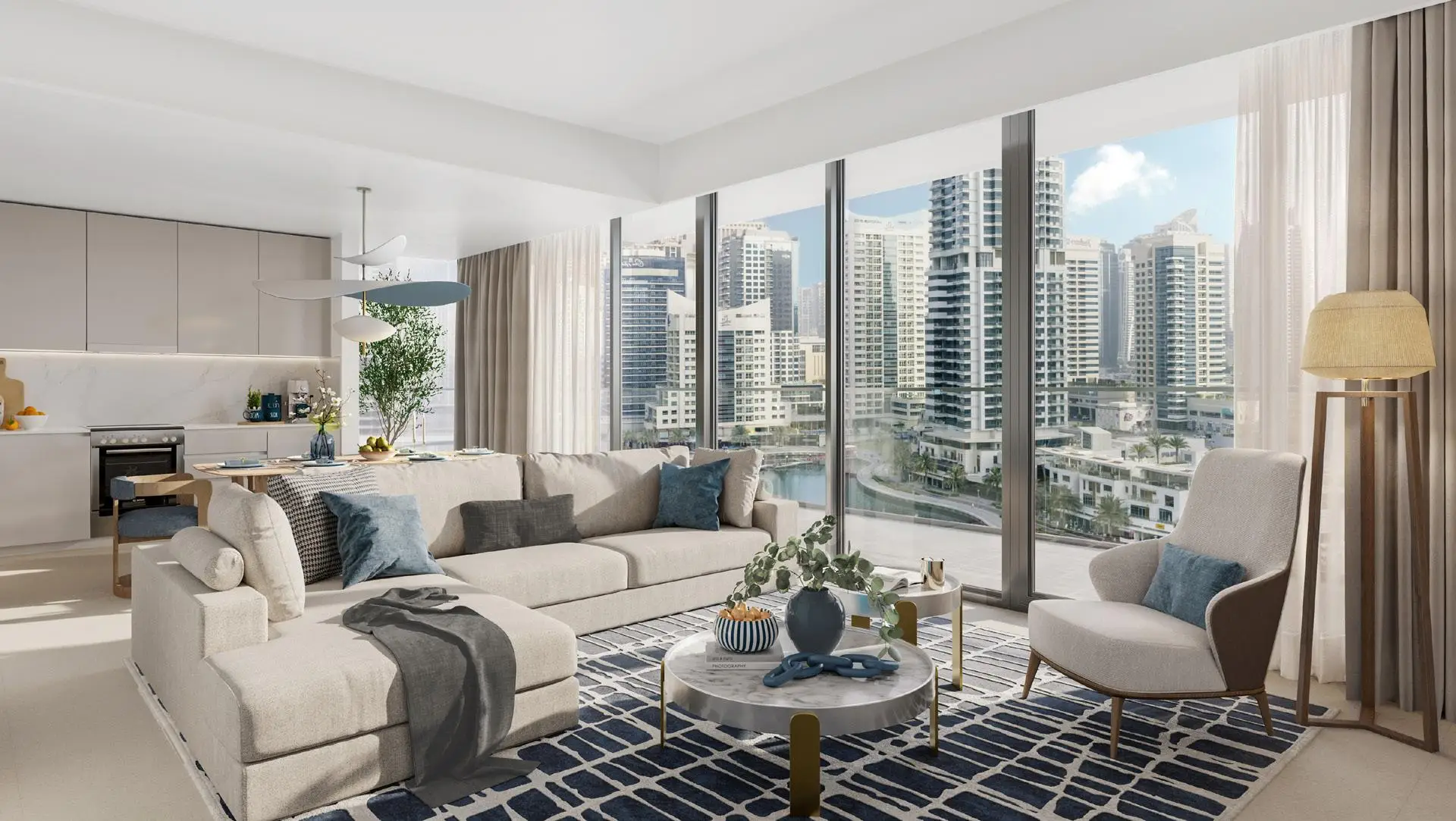Marina Shores contemporary 52-storey architecture
