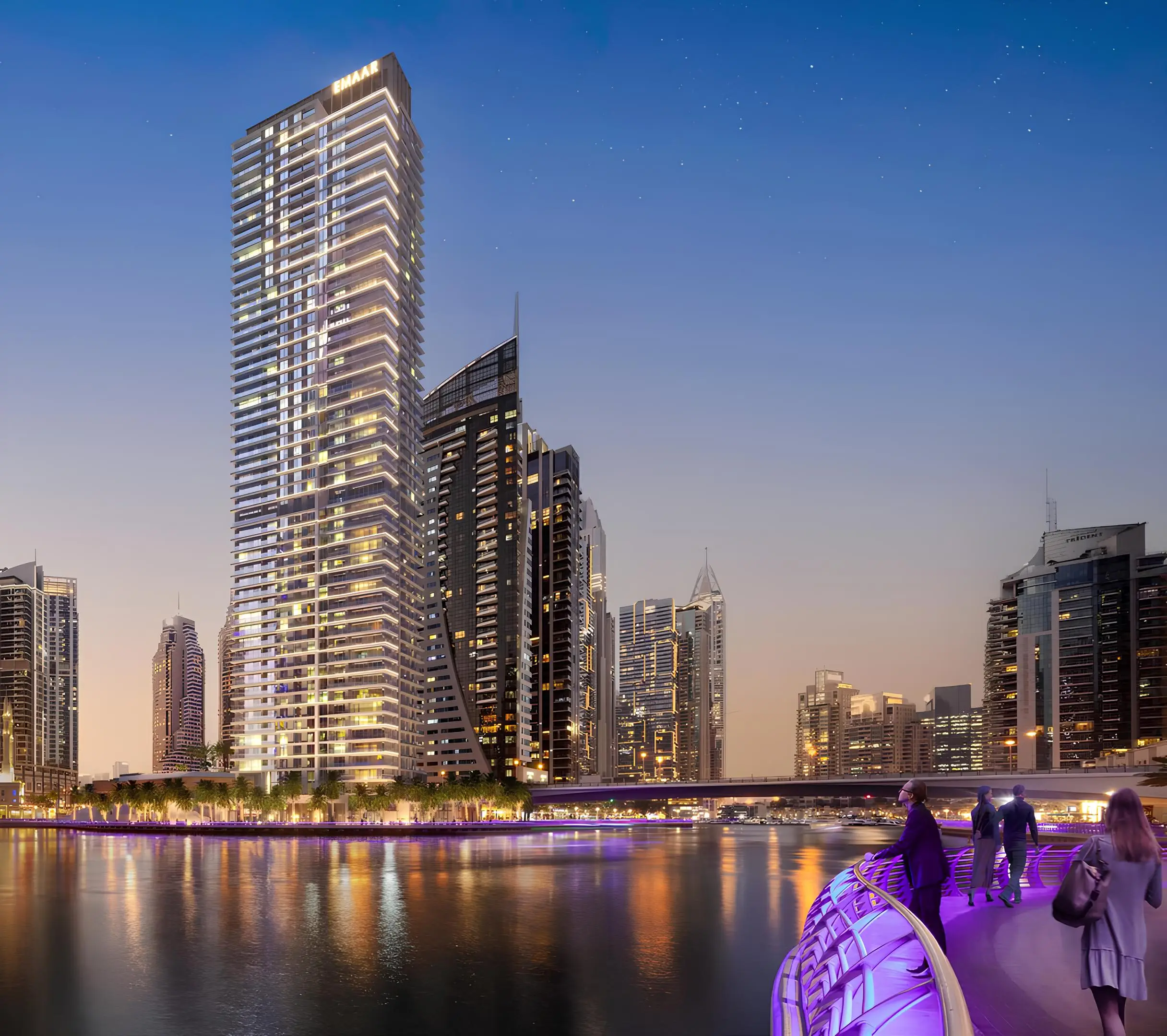 Marina Shores waterfront arrival architecture