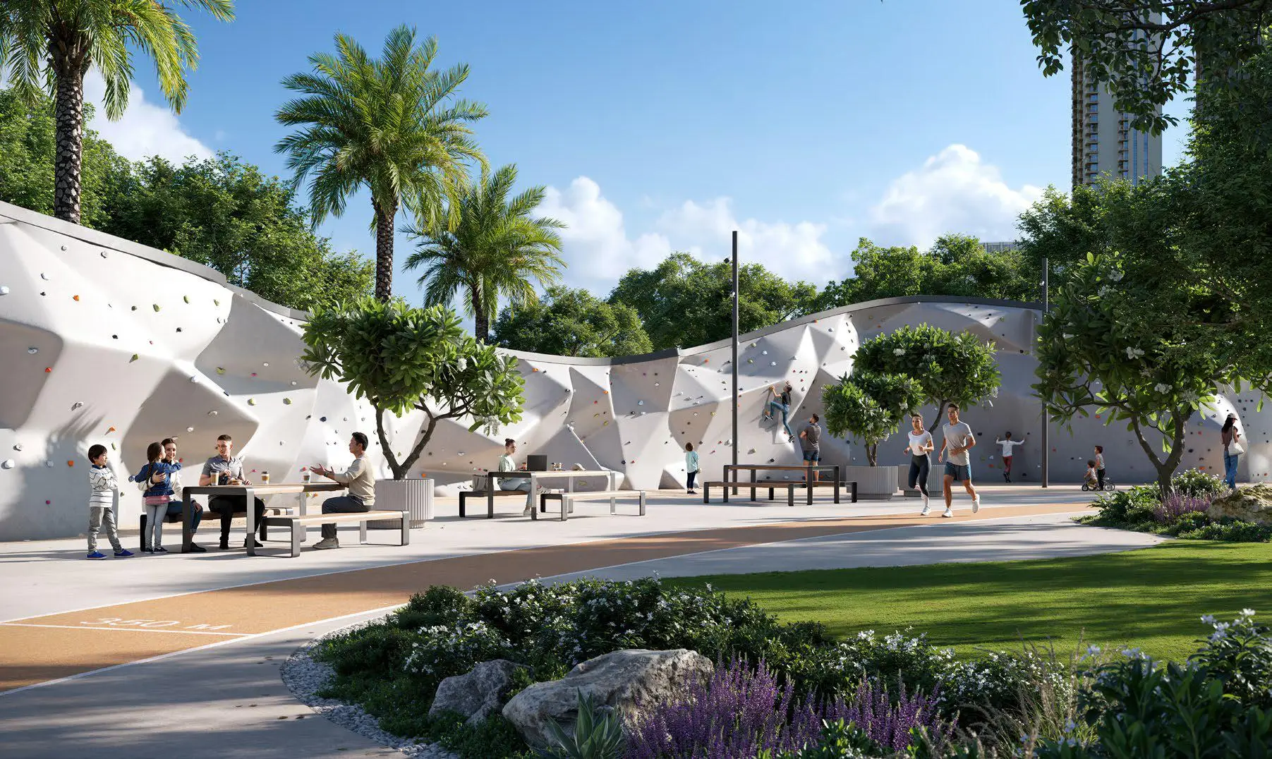 Montiva by Vida apartment interior and creek view