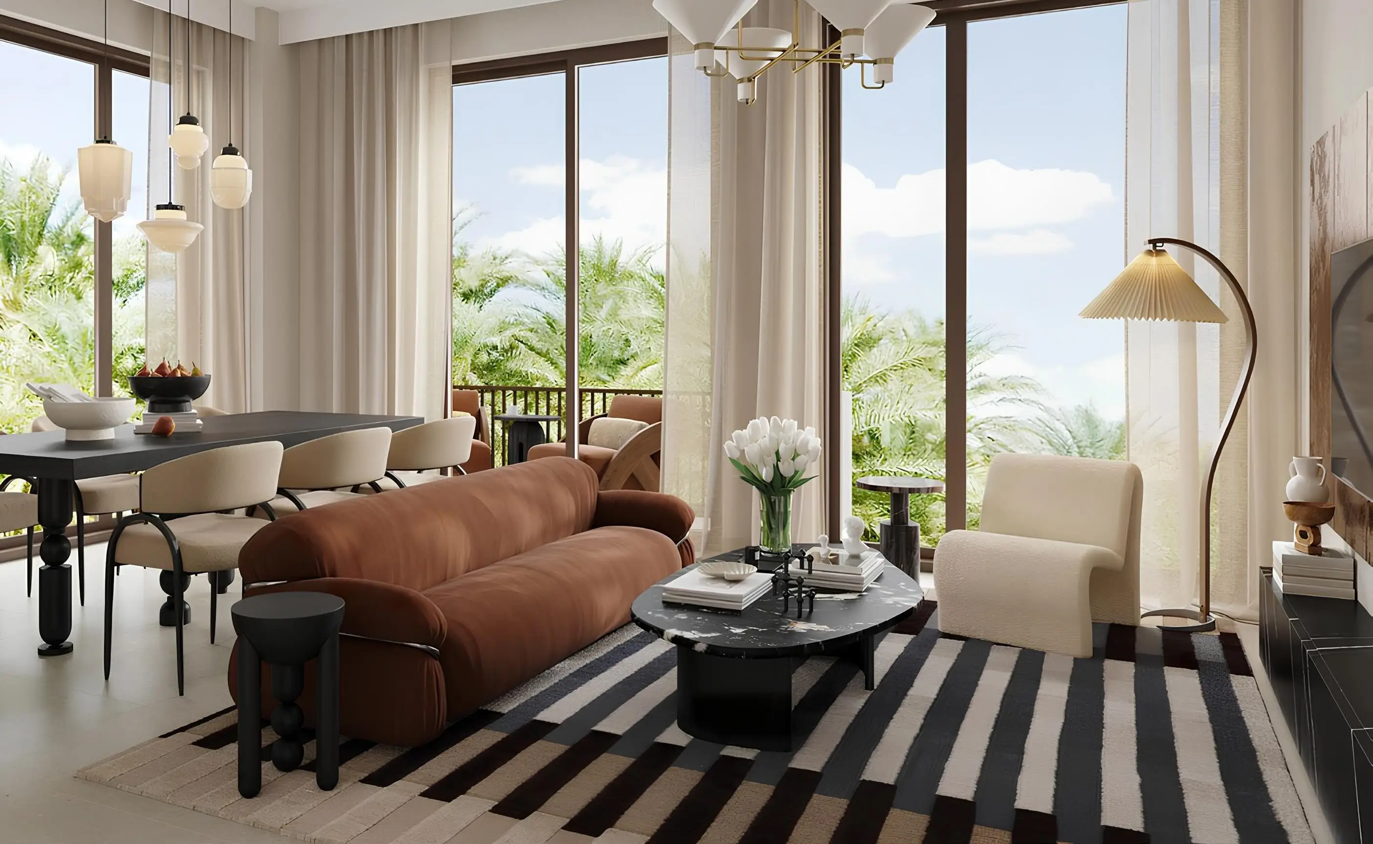 Moor barbecue lawn and outdoor seating