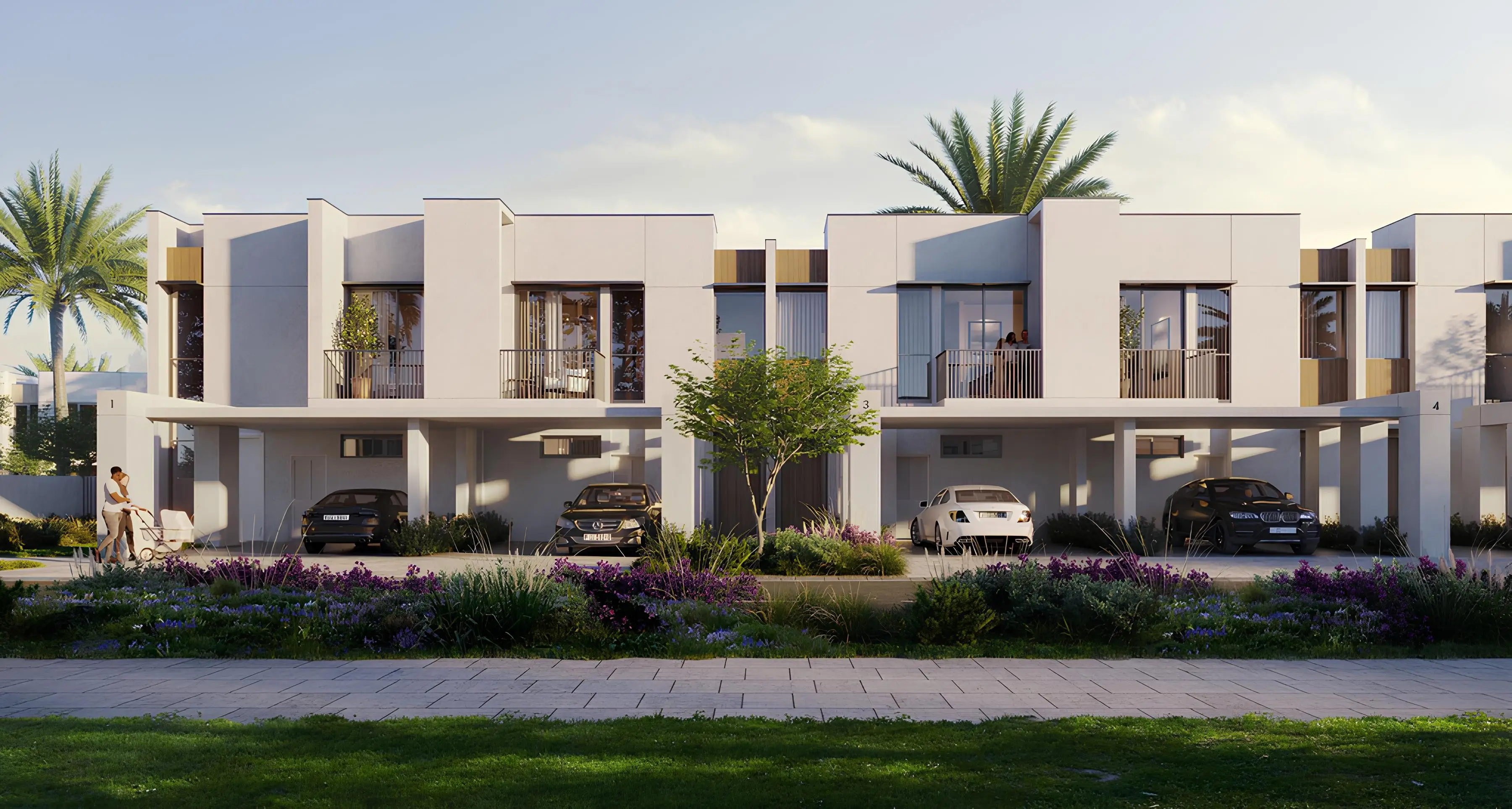 Nima Cedar townhouse street facade