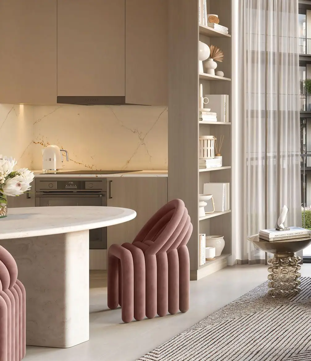 Ocean Cove fitted kitchen and dining interior