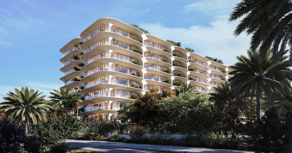 Ocean House beachfront apartments on Palm Jumeirah, Dubai