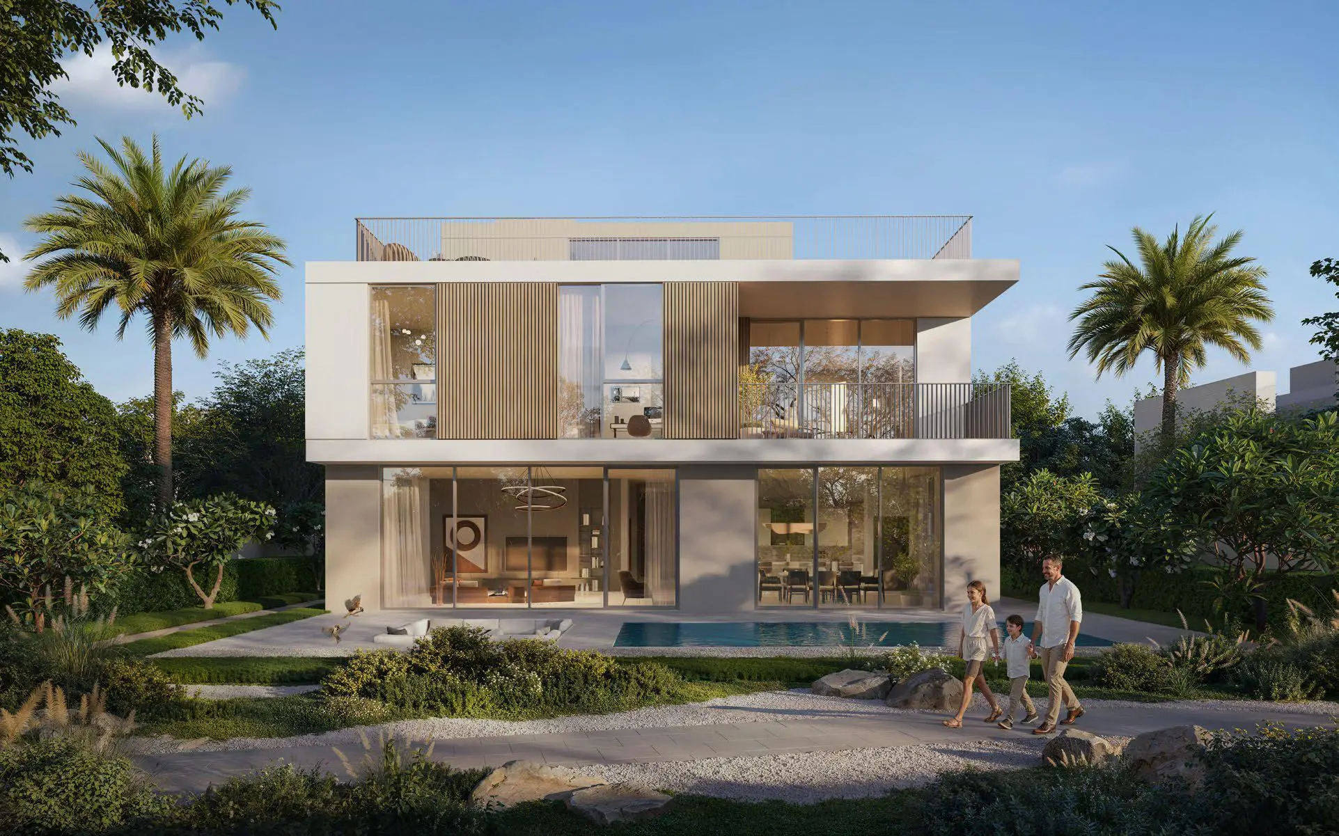 Three-bedroom Ovelle villa and private garden
